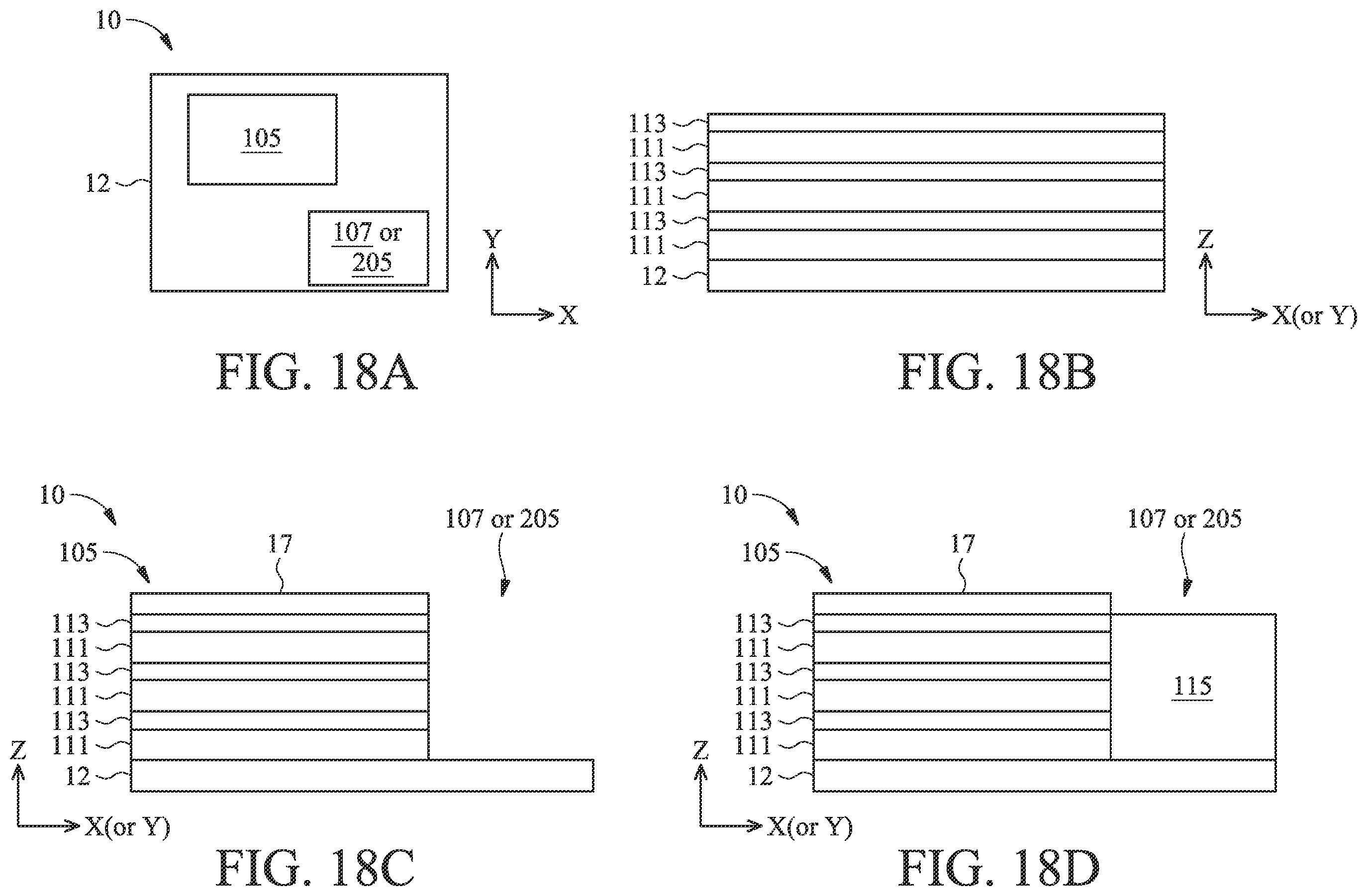 Patent US11810981 Figure 19 – Semiconductor structure having both gate-all-around devices and planar devices