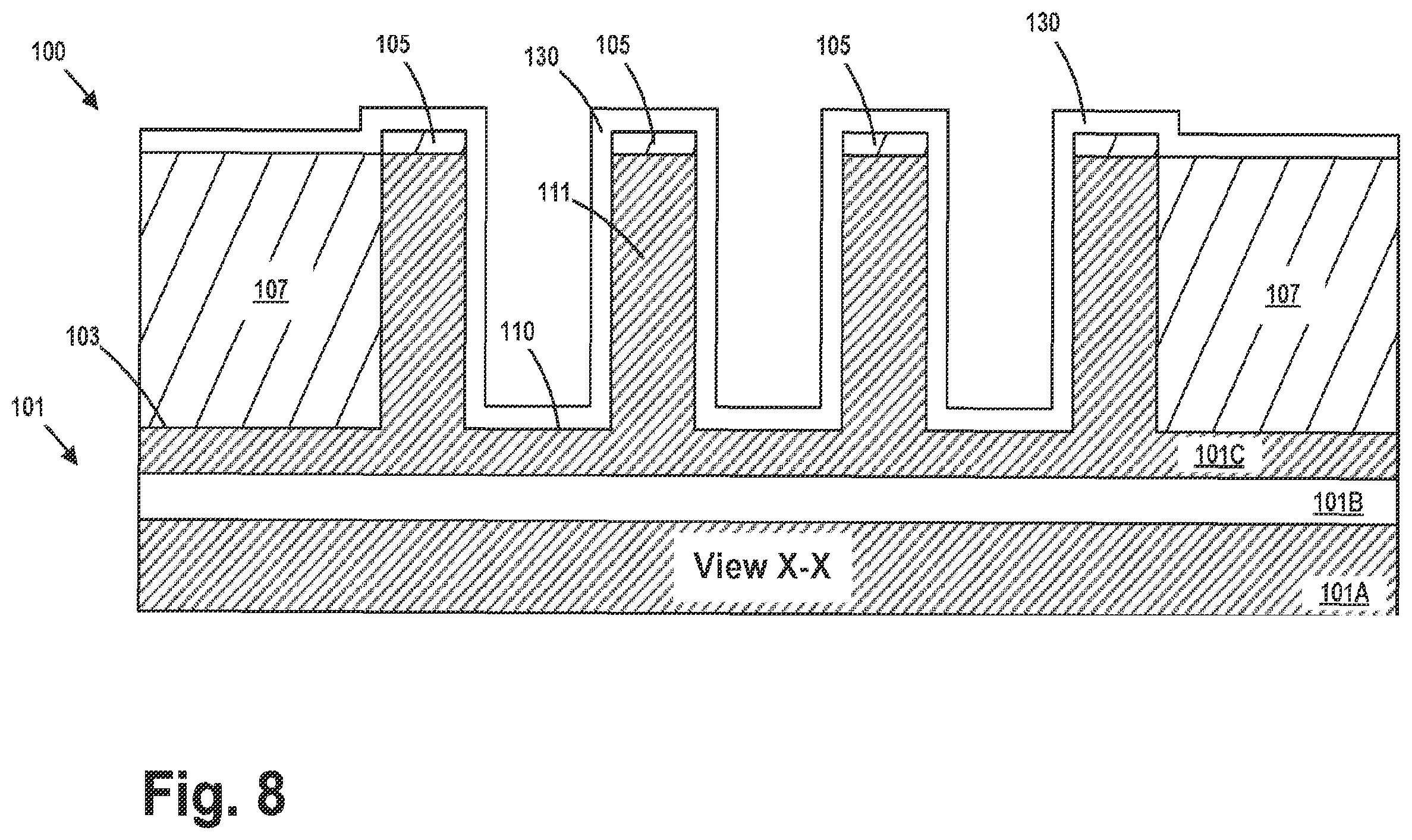 Patent US11810989 Figure 8 – Fin-based photodetector structure