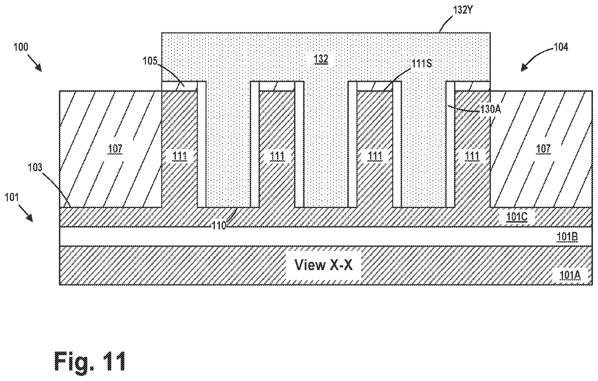 Patent US11810989 Figure 11 – Fin-based photodetector structure