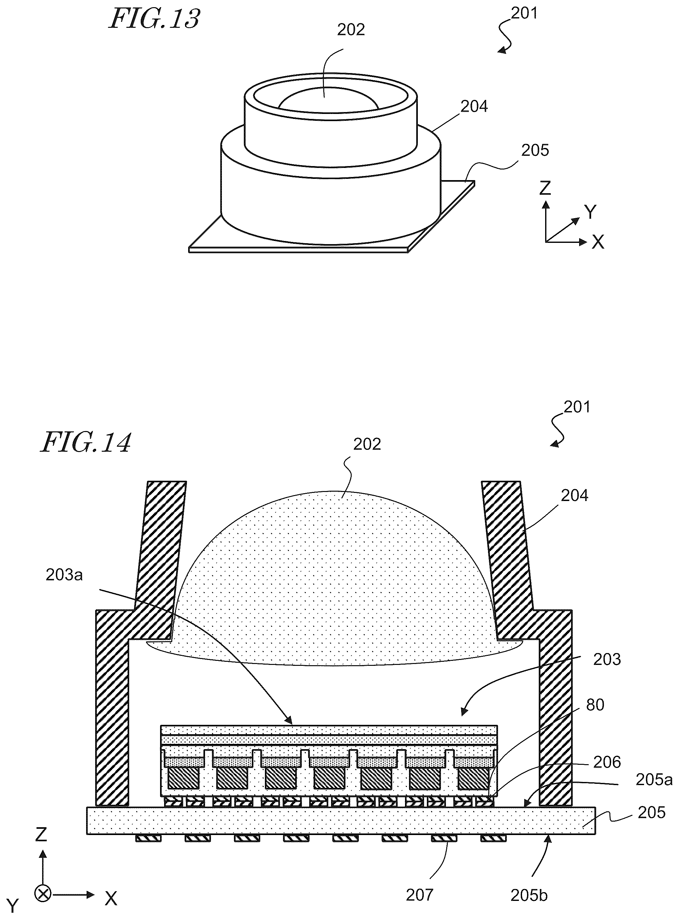 Patent US11810997 Figure 13 – Light source and light source device