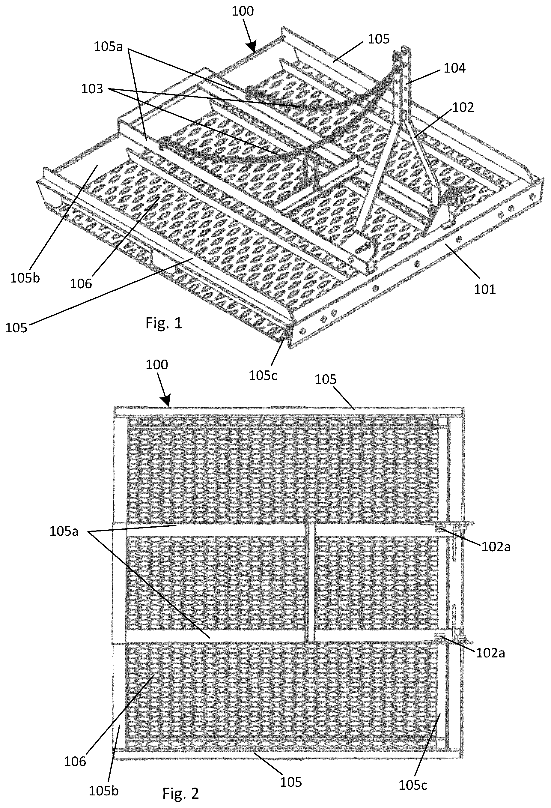 Patent US11812677 Figure 1 – Surface grader attachment for a tractor