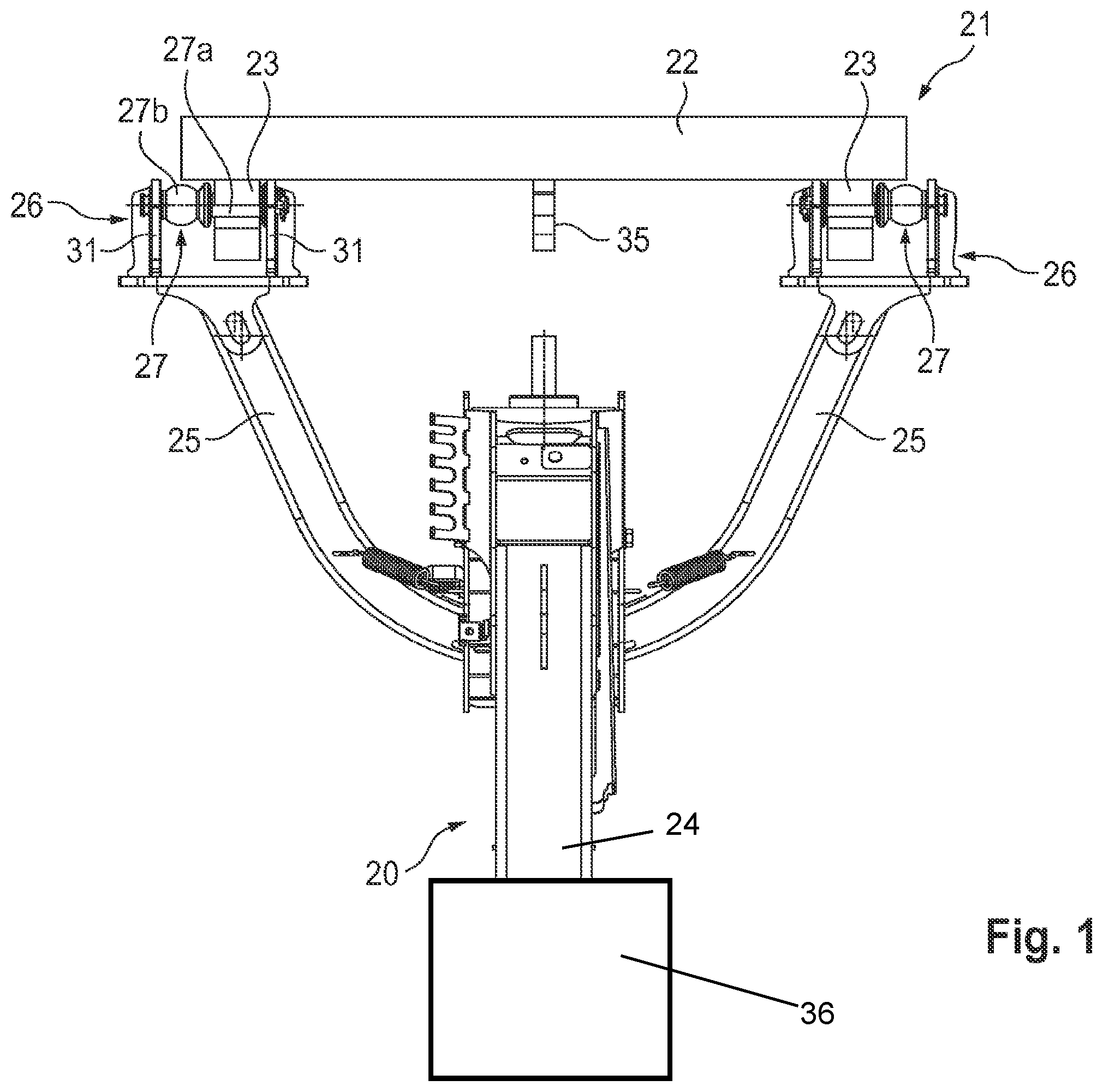 Patent US11812679 Figure 1 – Adapter of an agricultural implement and agricultural implement