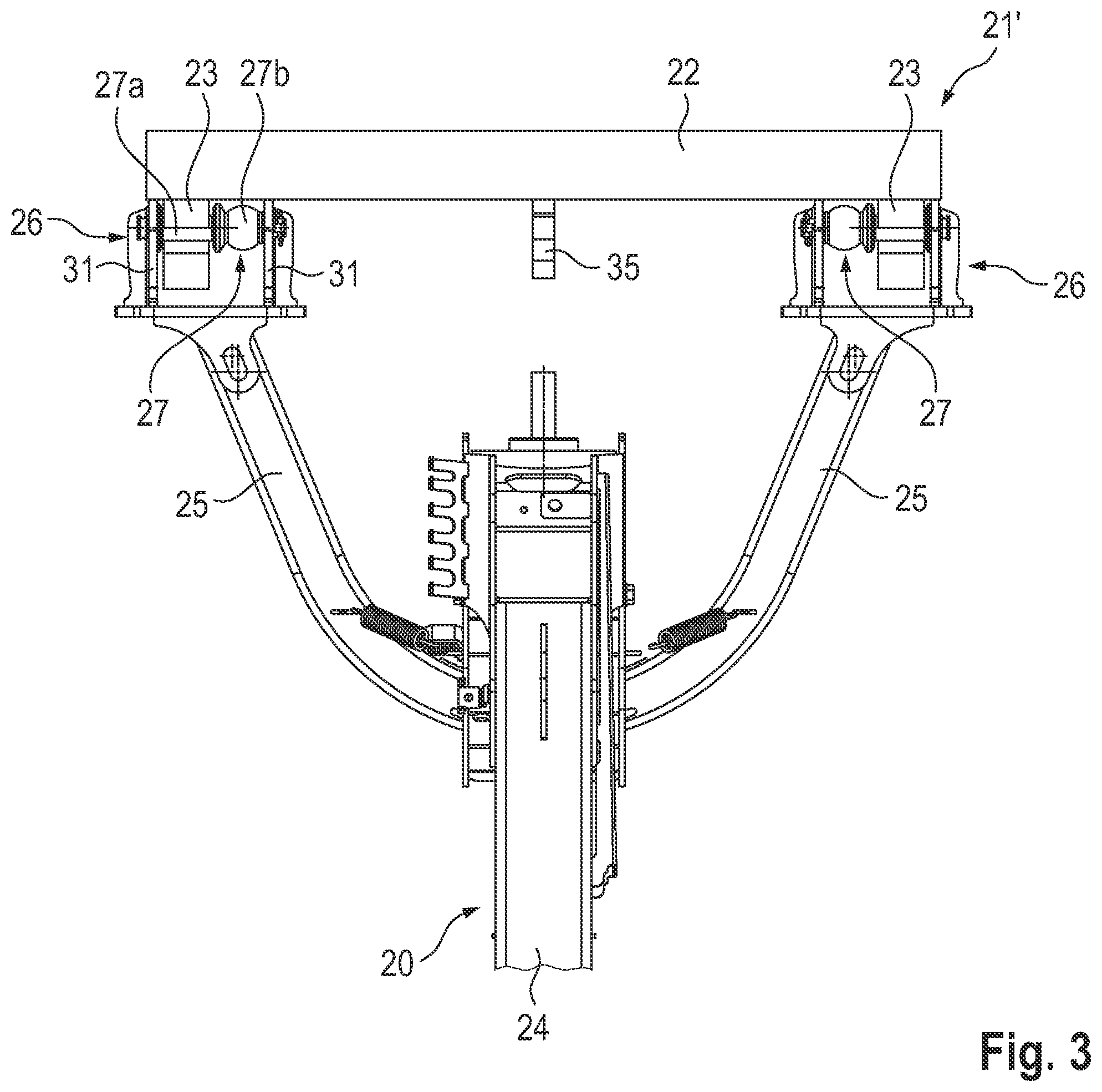 Patent US11812679 Figure 3 – Adapter of an agricultural implement and agricultural implement