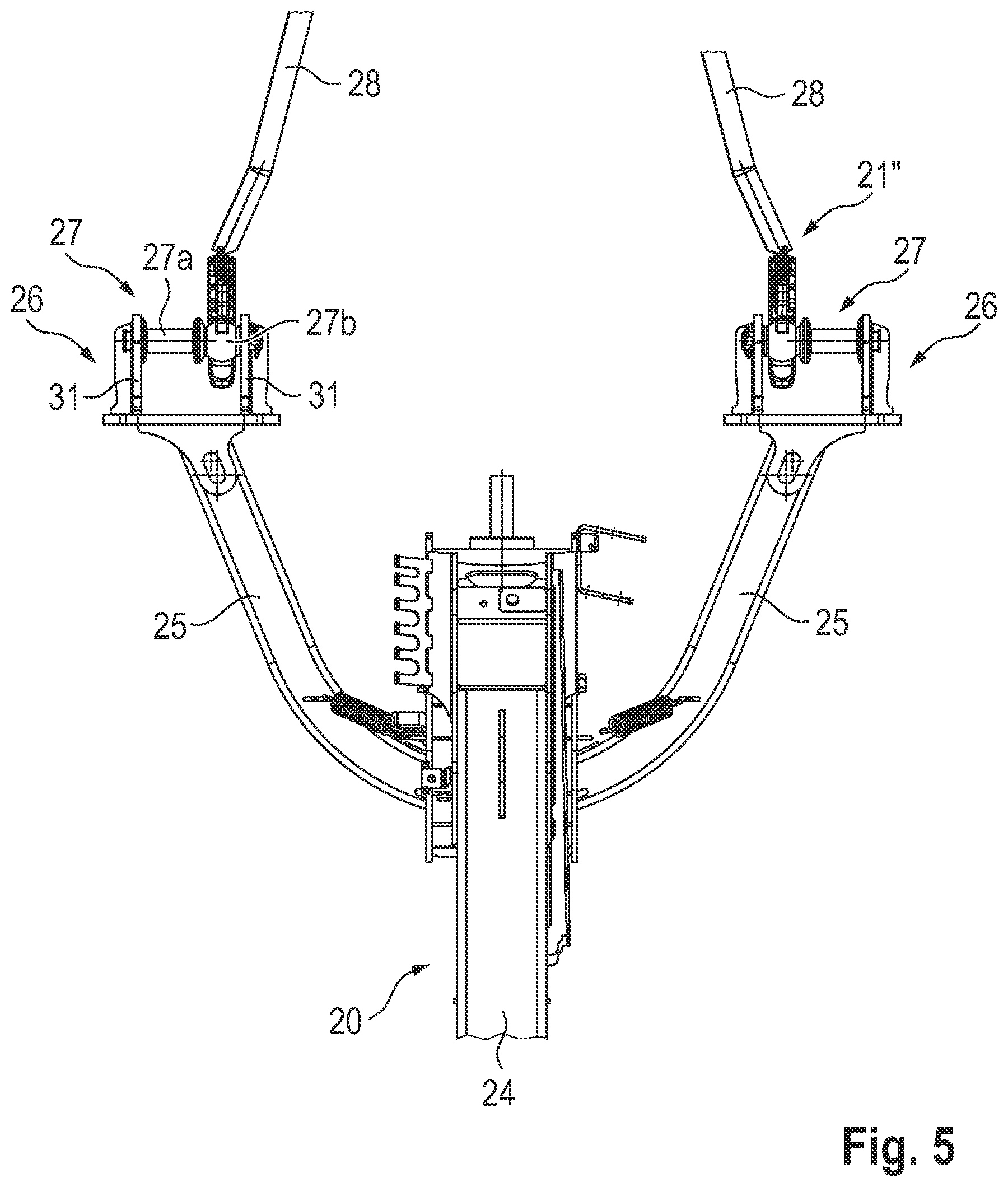 Patent US11812679 Figure 5 – Adapter of an agricultural implement and agricultural implement