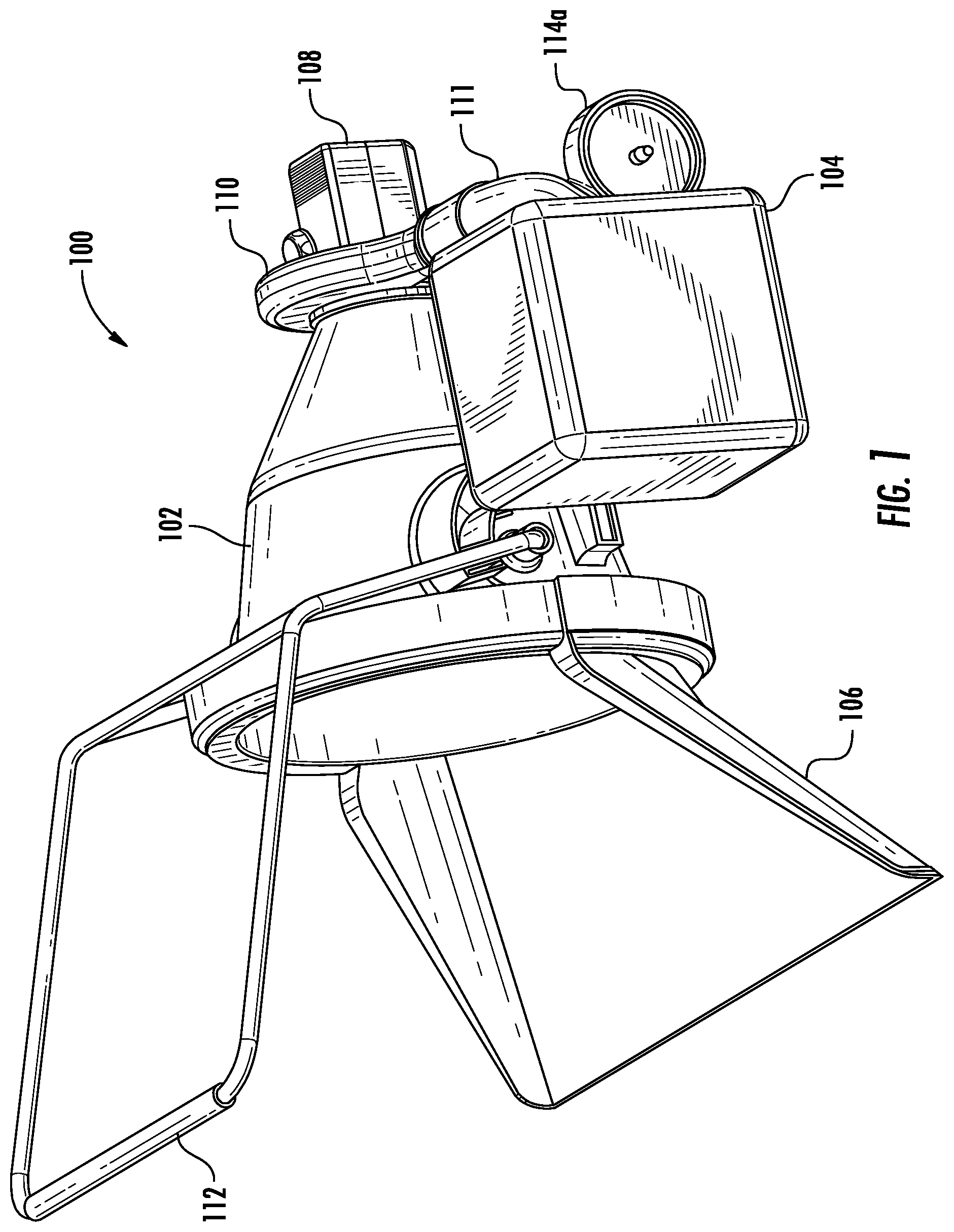 Patent US11812687 — Leaf mulcher — Figure 1