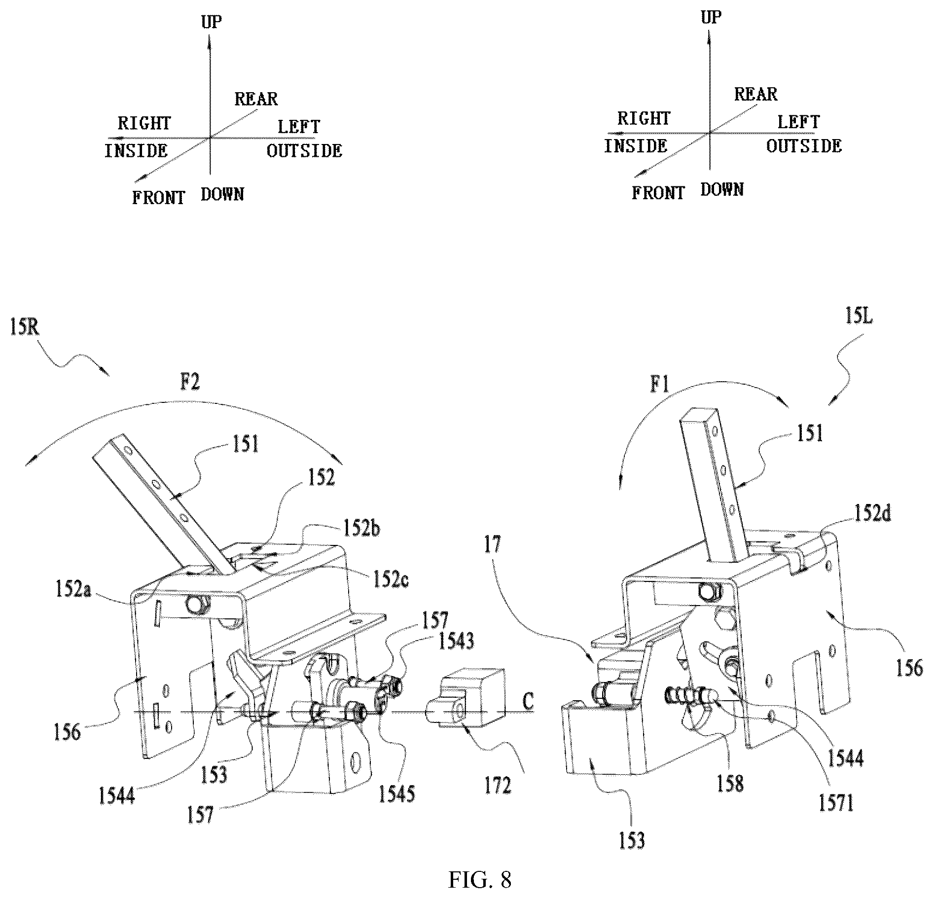 Patent US11812688 Figure 7 – Riding lawn mower and operating apparatus with position detection for the same
