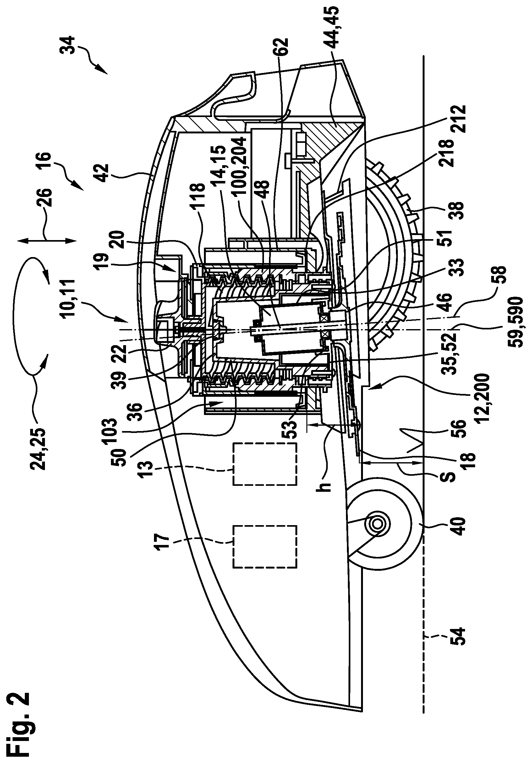 Patent US11812691 Figure 2 – Lawnmower