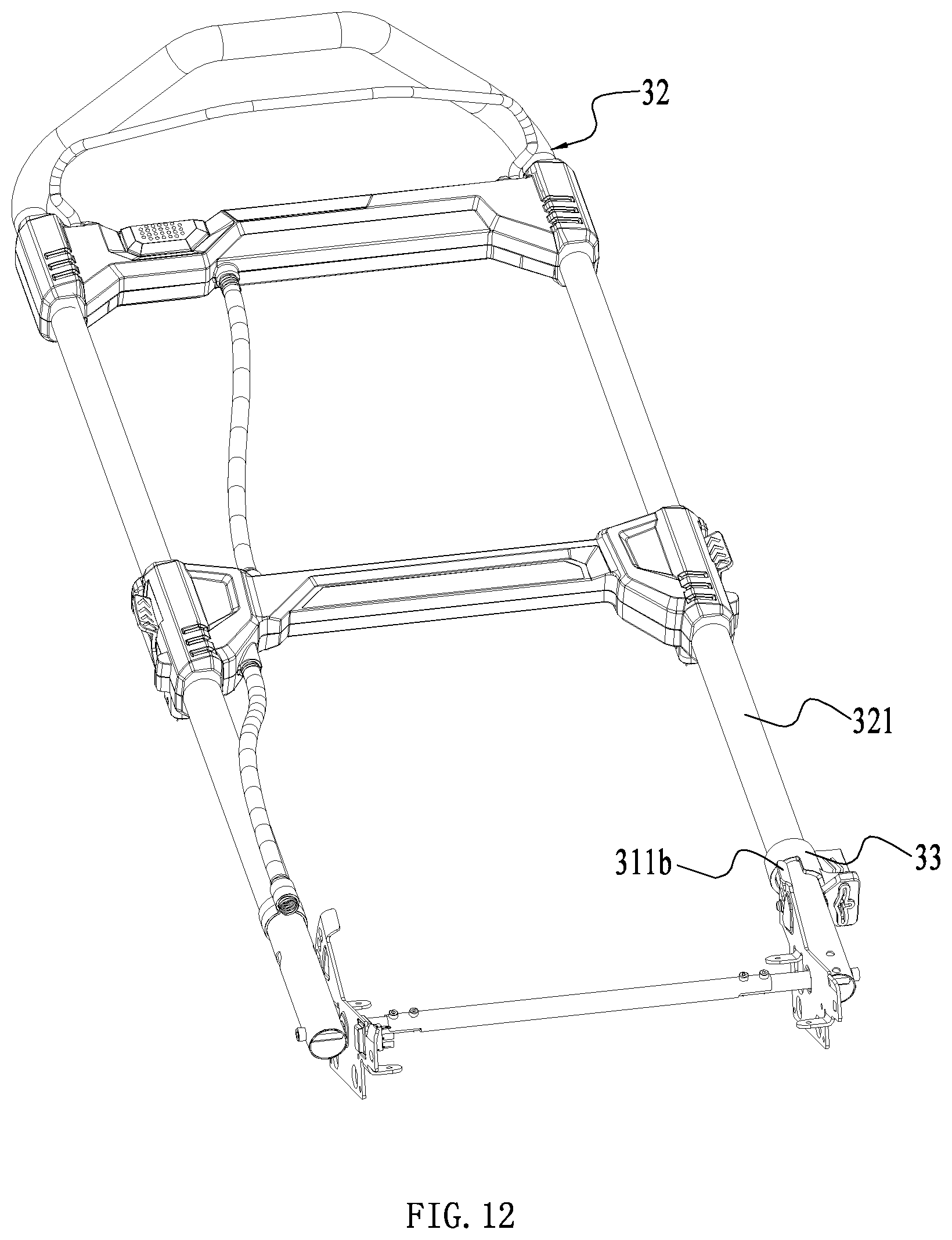 Patent US11812693 Figure 12 – Hand-propelled power tool