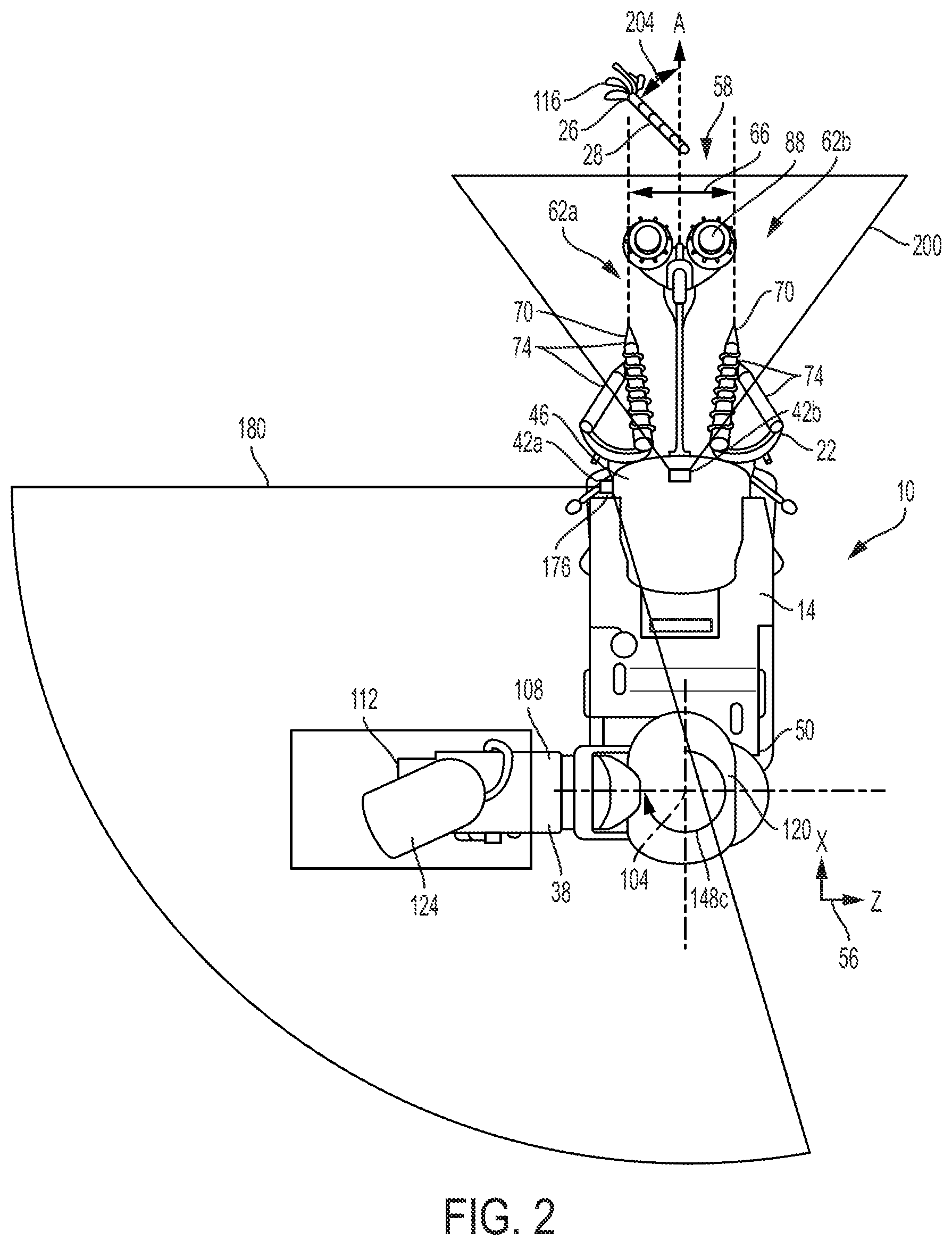 Patent US11812694 Figure 2 – Monitor system for a harvester