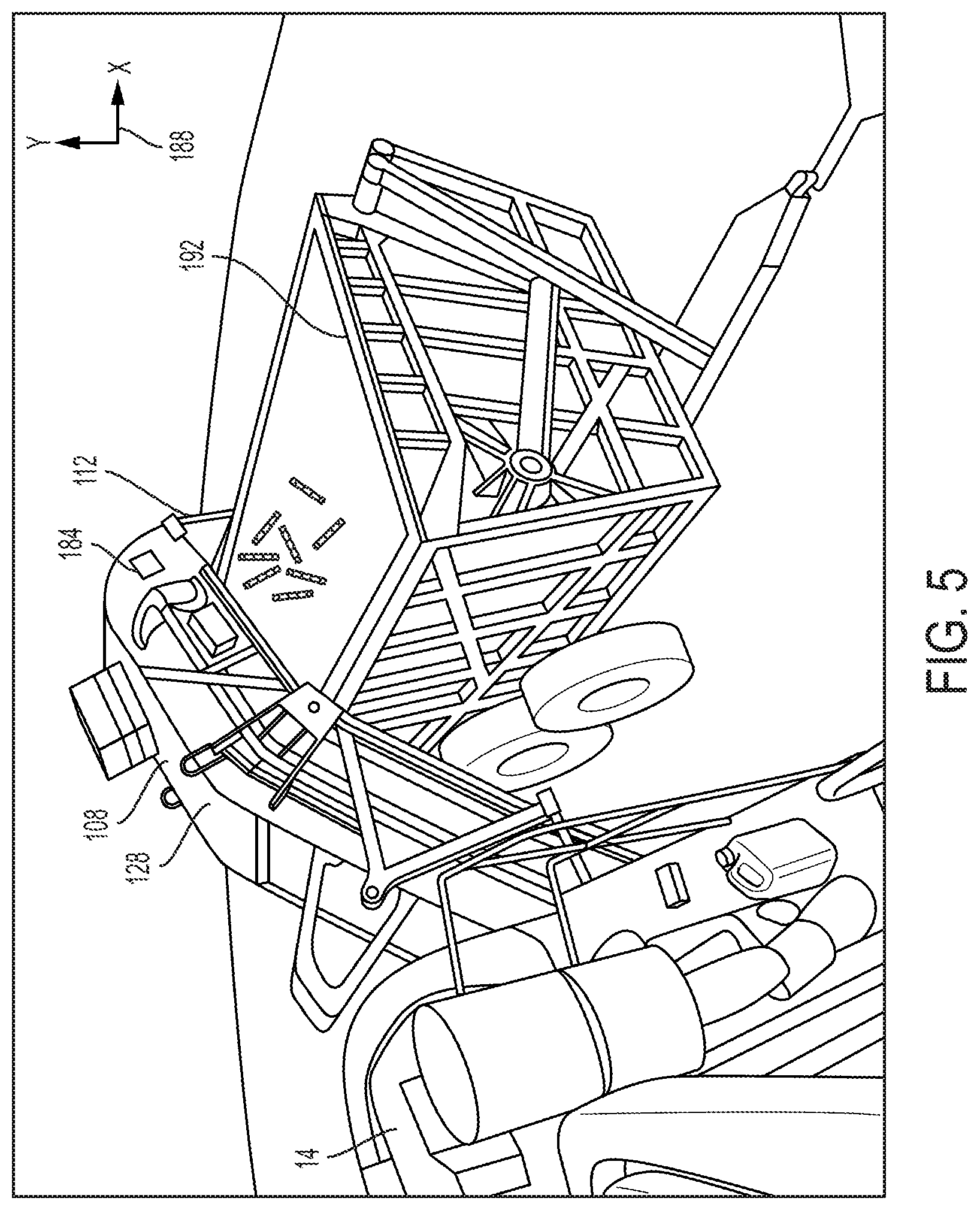 Patent US11812694 Figure 5 – Monitor system for a harvester