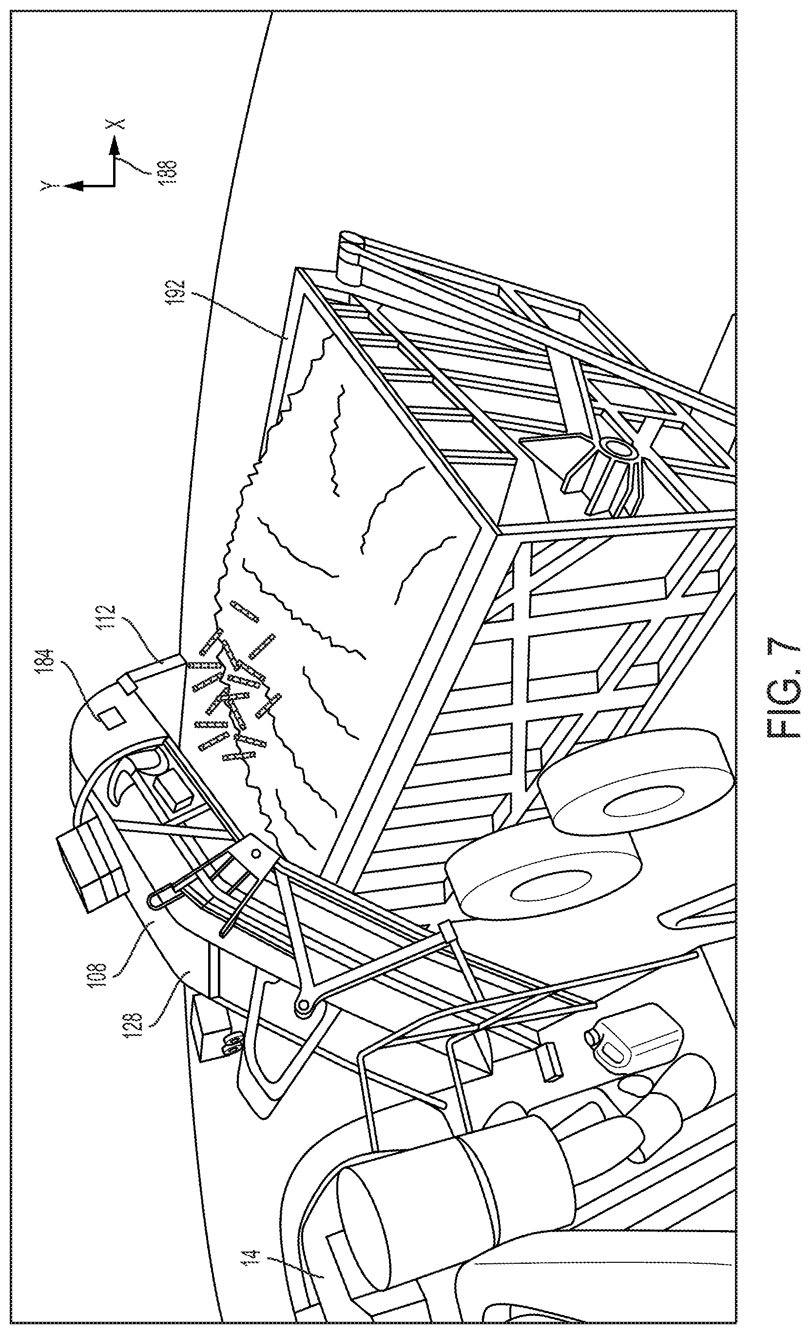 Patent US11812694 Figure 7 – Monitor system for a harvester