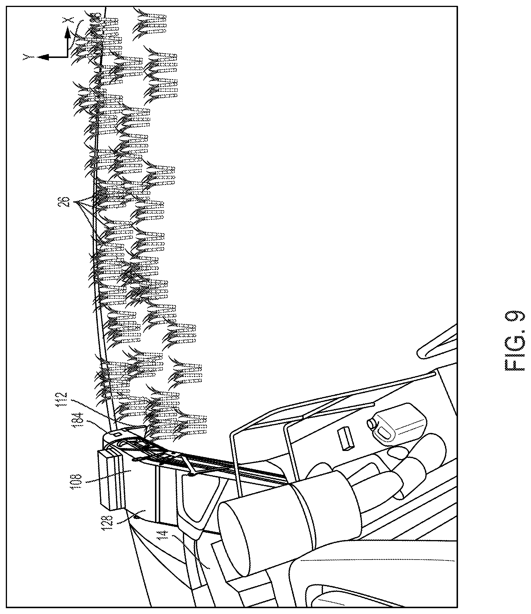 Patent US11812694 Figure 9 – Monitor system for a harvester