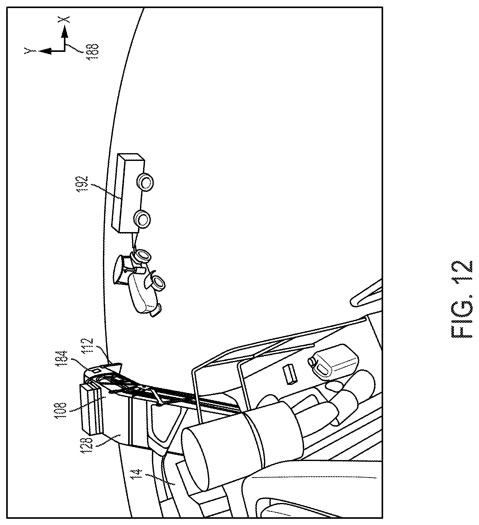 Patent US11812694 Figure 12 – Monitor system for a harvester