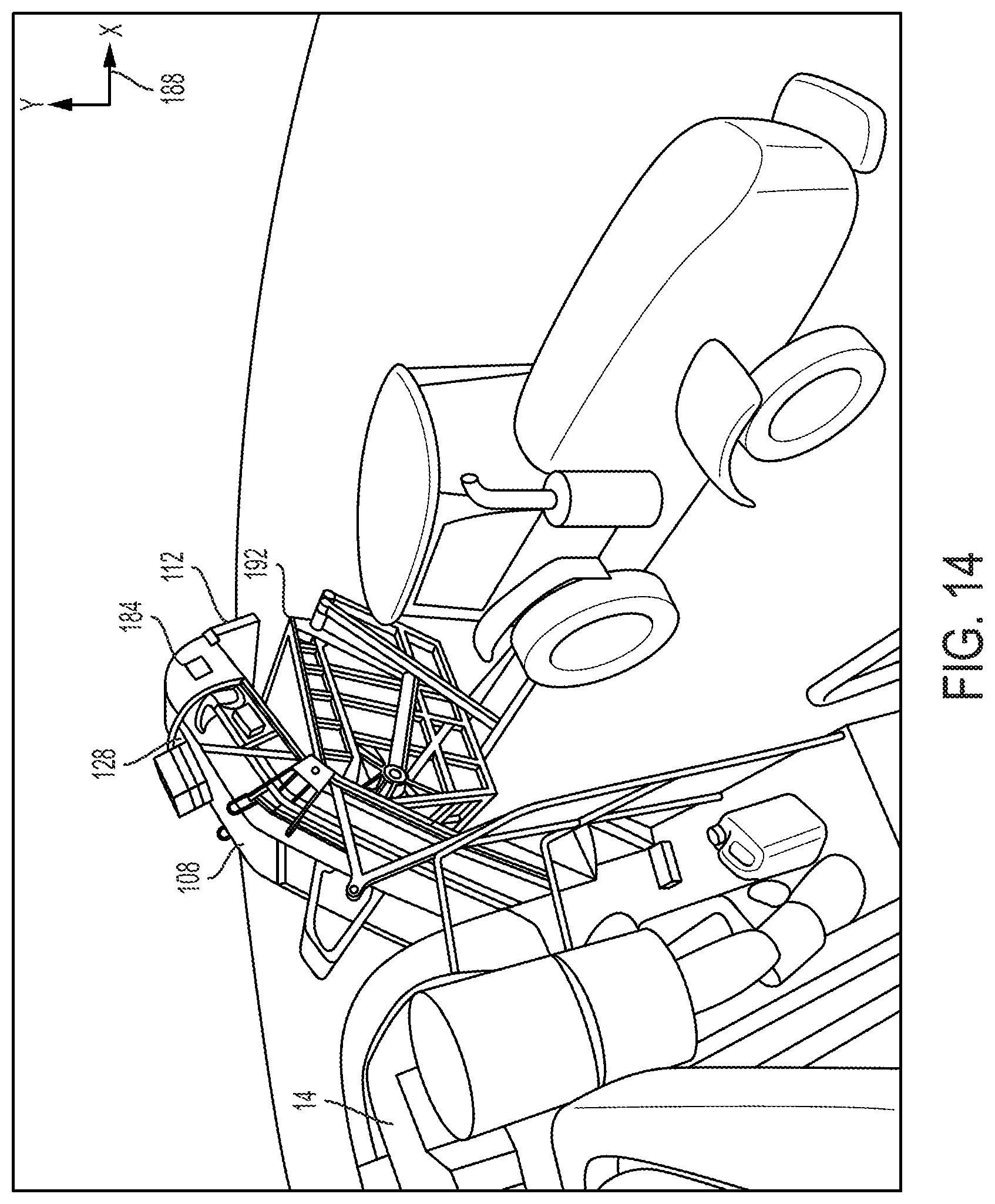 Patent US11812694 Figure 14 – Monitor system for a harvester