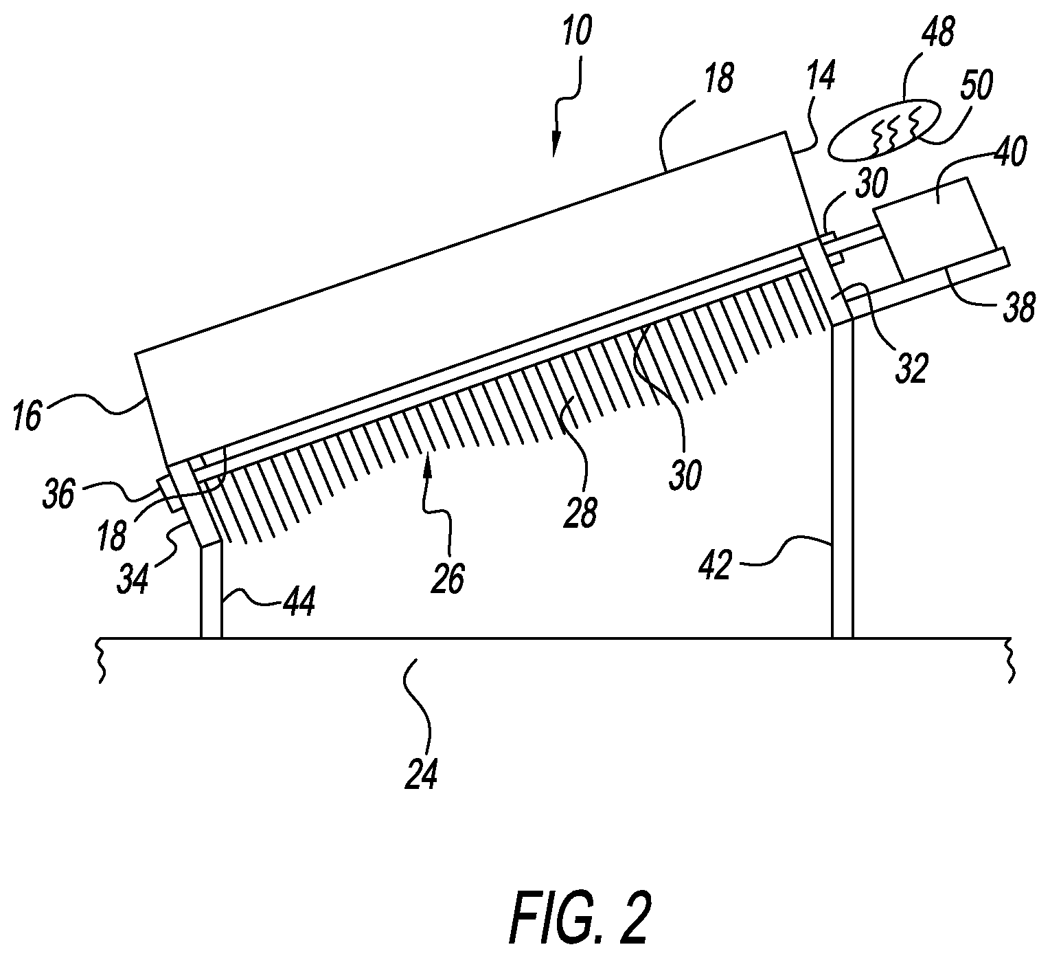 Patent US11812699 Figure 2 – Corn silk removing device