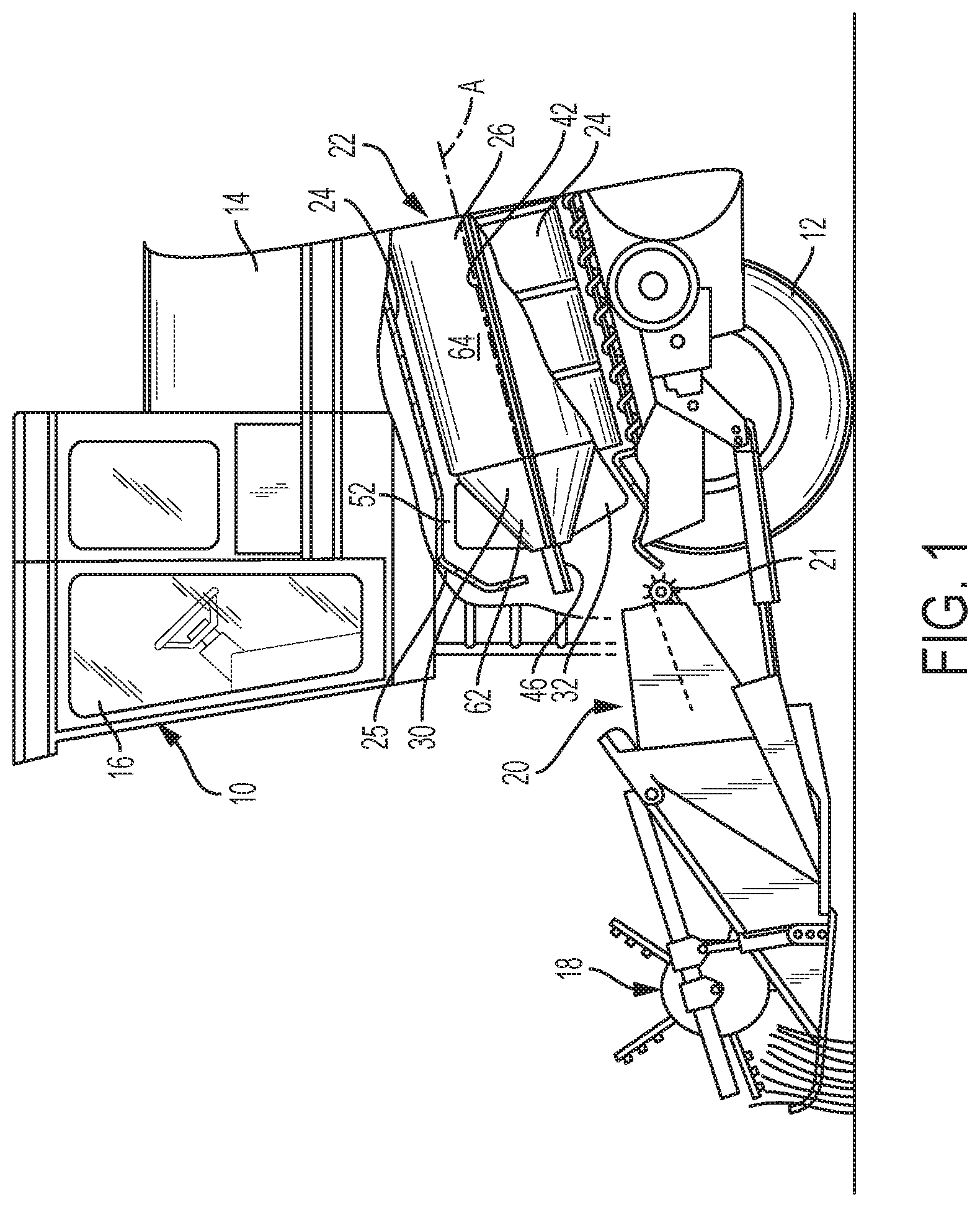 Patent US11812701 Figure 1 – Tangential feeding to a threshing rotor