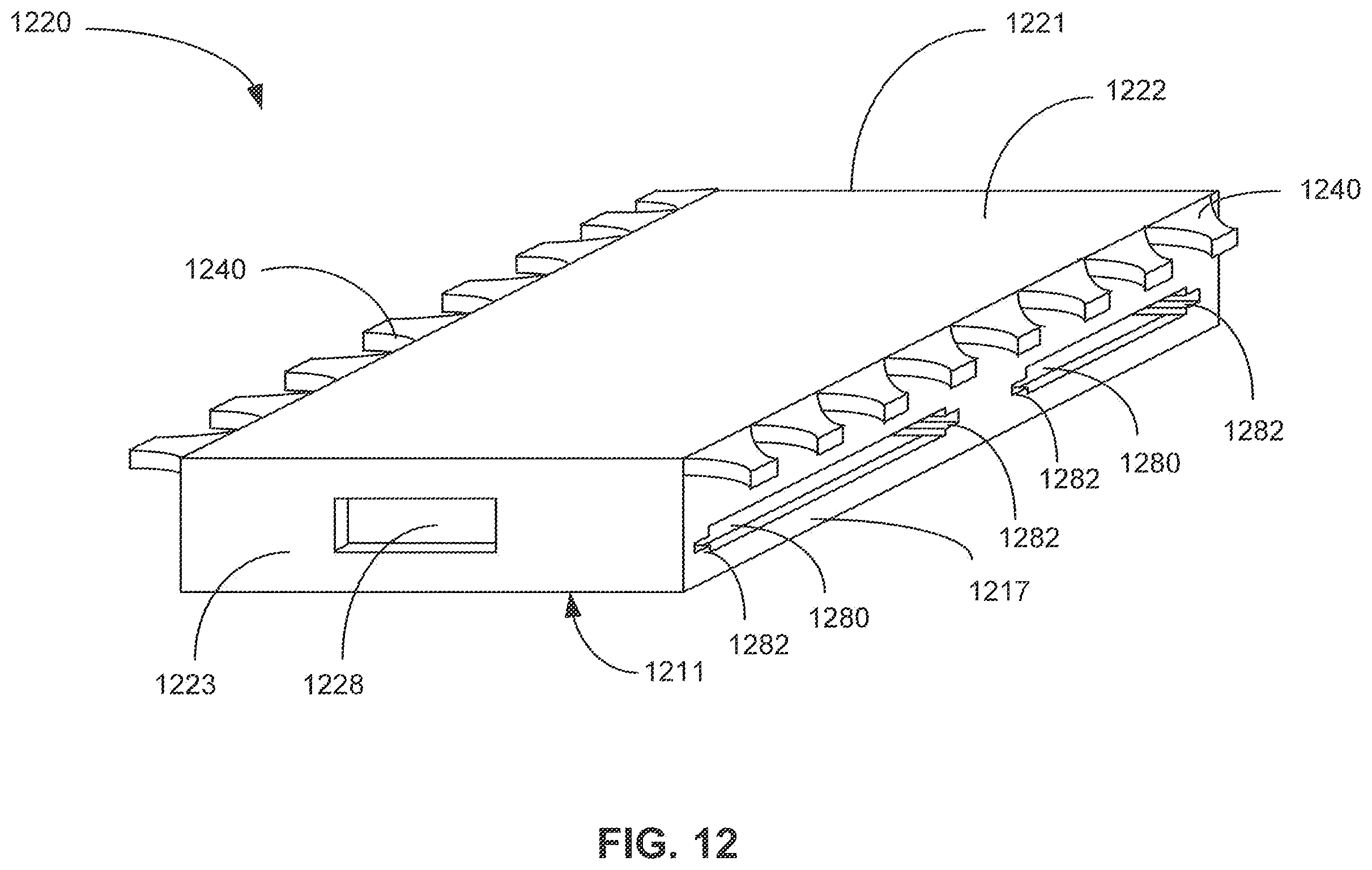 Patent US11812707 Figure 12 – Modular lighting system, such as for an indoor cultivation facility