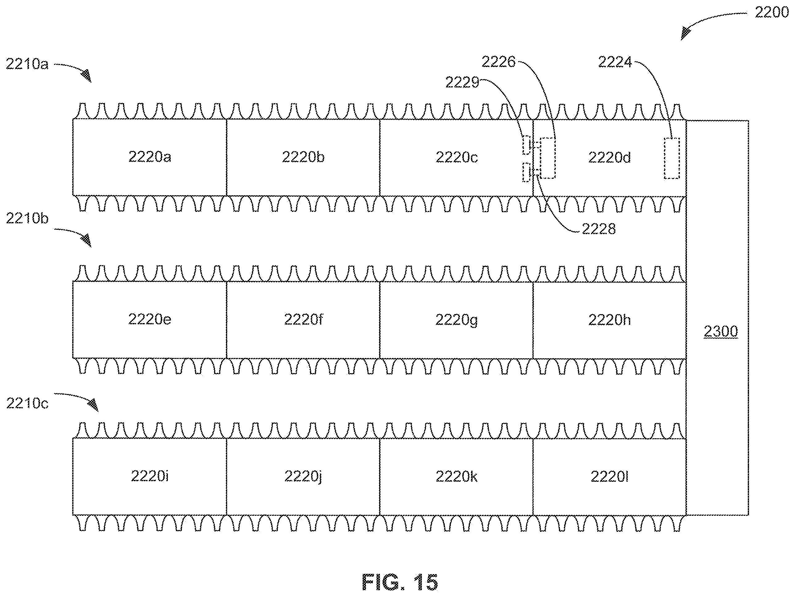 Patent US11812707 Figure 15 – Modular lighting system, such as for an indoor cultivation facility