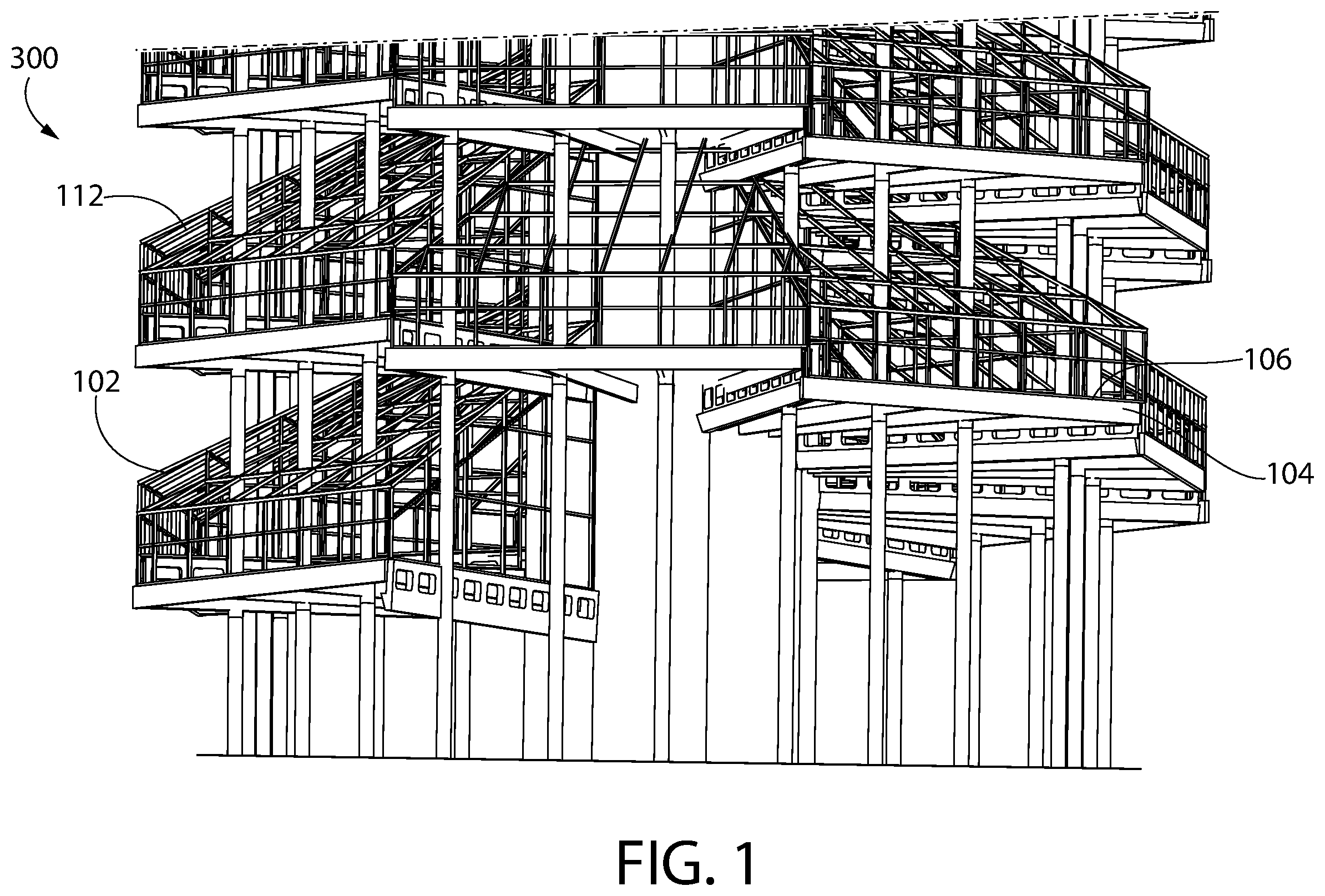 Patent US11812709 Figure 1 – Vertical farm