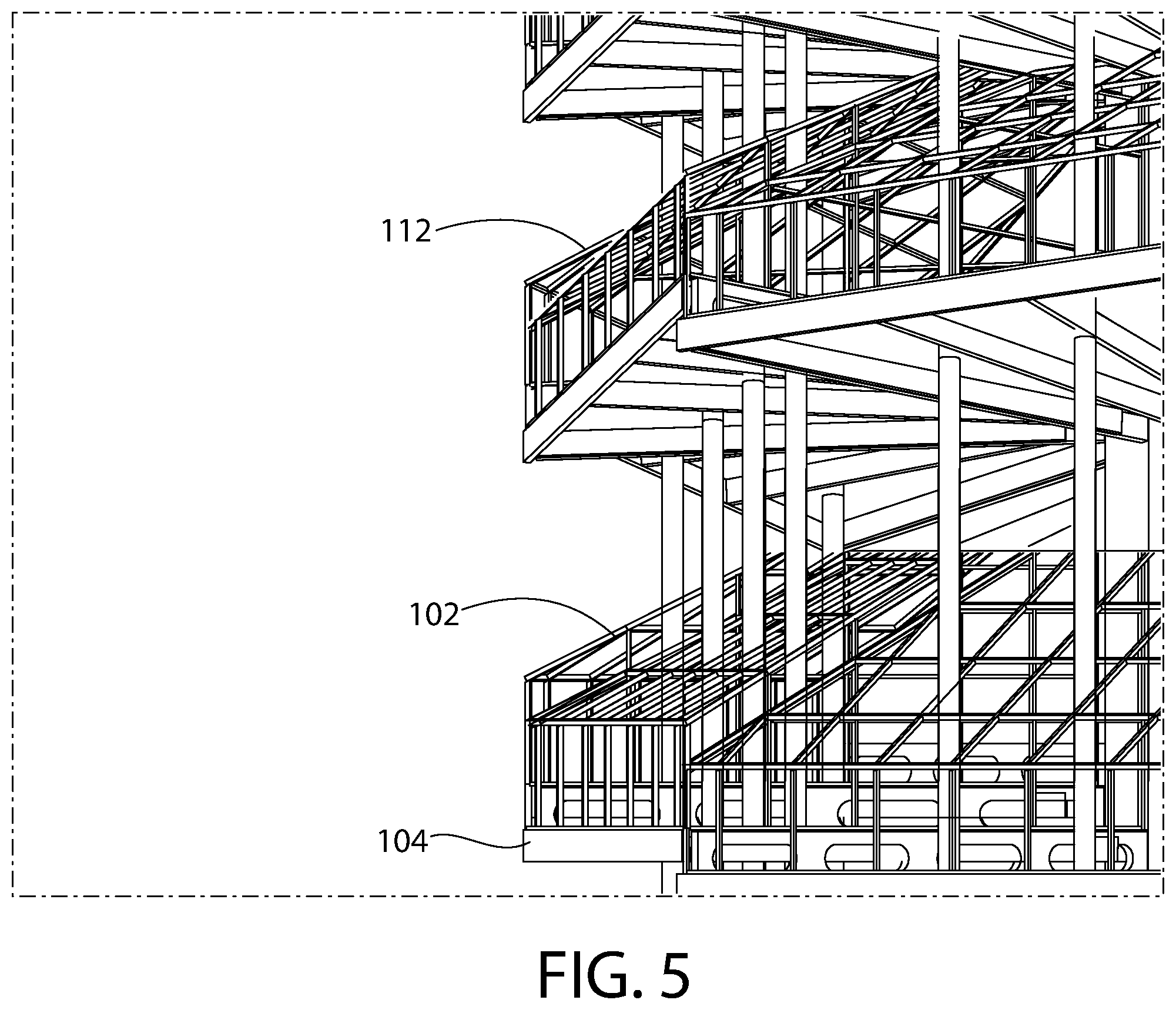 Patent US11812709 Figure 5 – Vertical farm