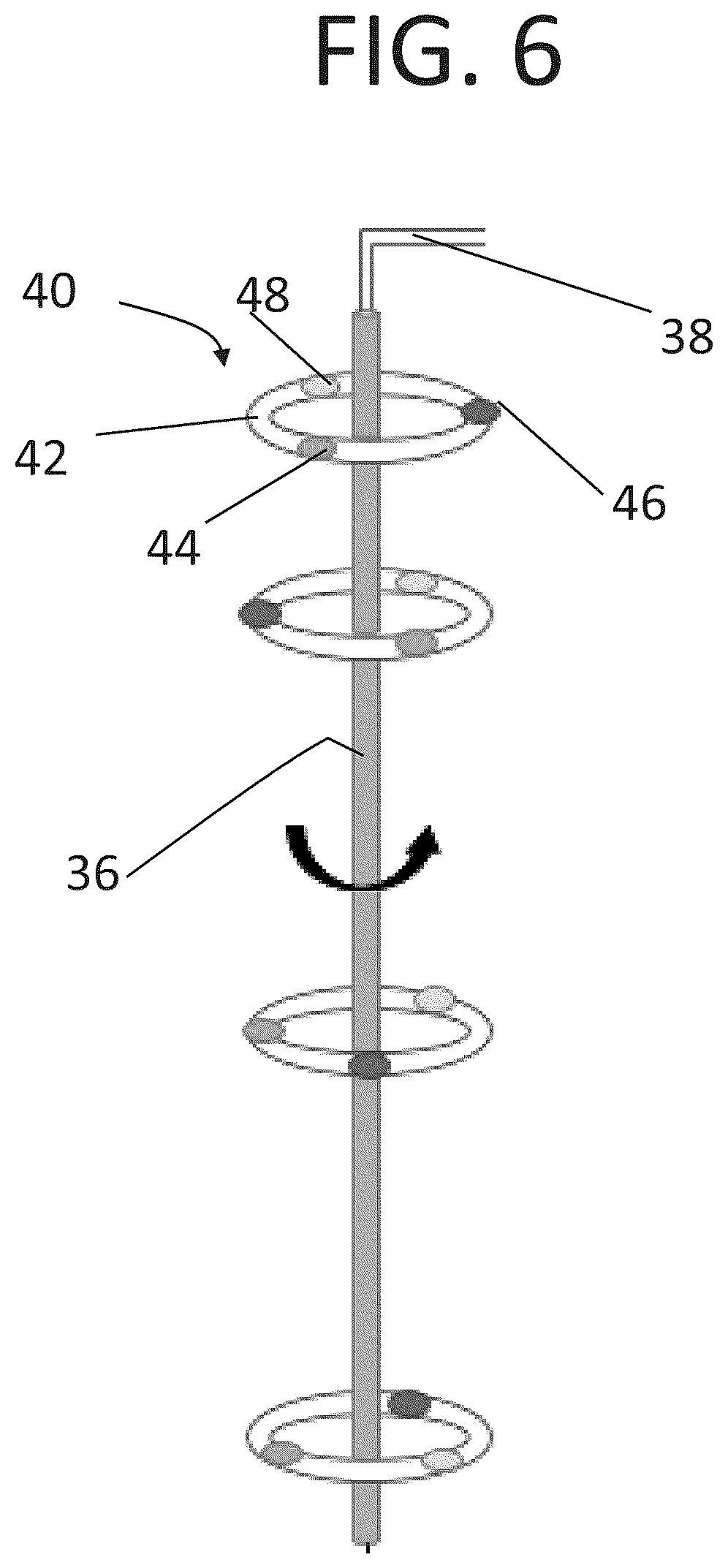 Patent US11812710 Figure 5 – Arrangement of photovoltaic panels and system for optimizing angular positioning of photovoltaic panels in a greenhouse