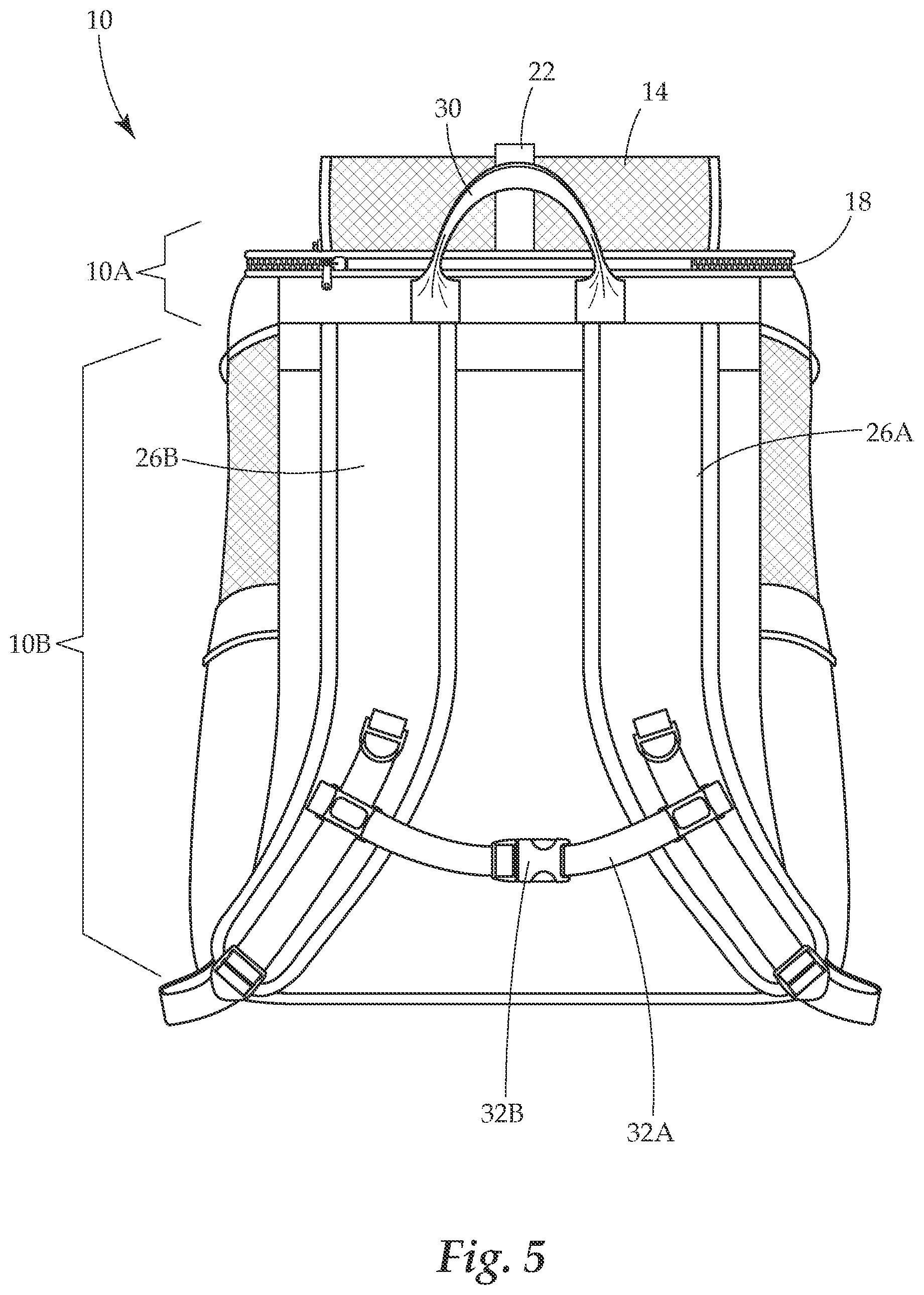 Patent US11812725 Figure 5 – Multipurpose animal transport system