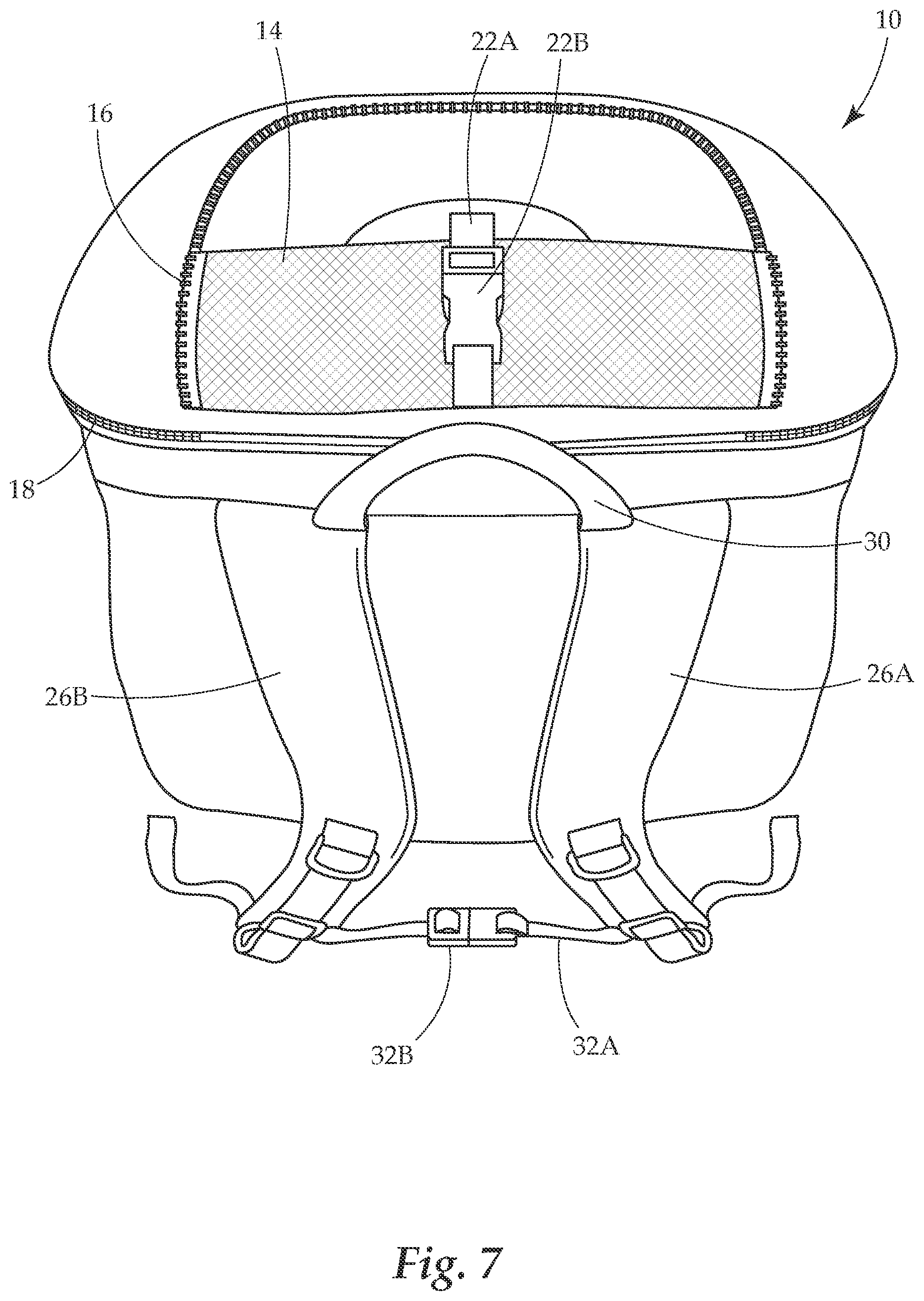 Patent US11812725 Figure 7 – Multipurpose animal transport system