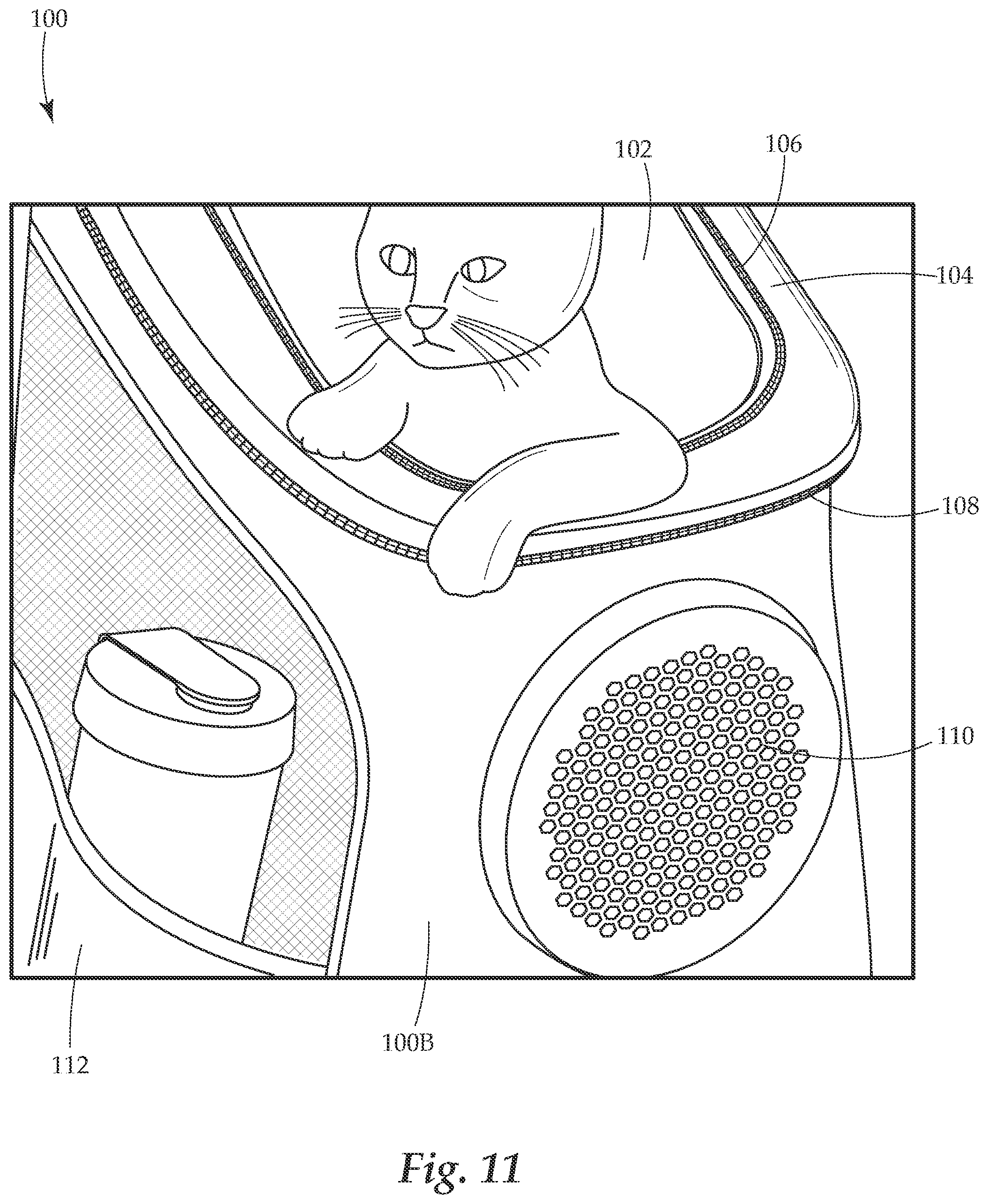 Patent US11812725 Figure 10 – Multipurpose animal transport system