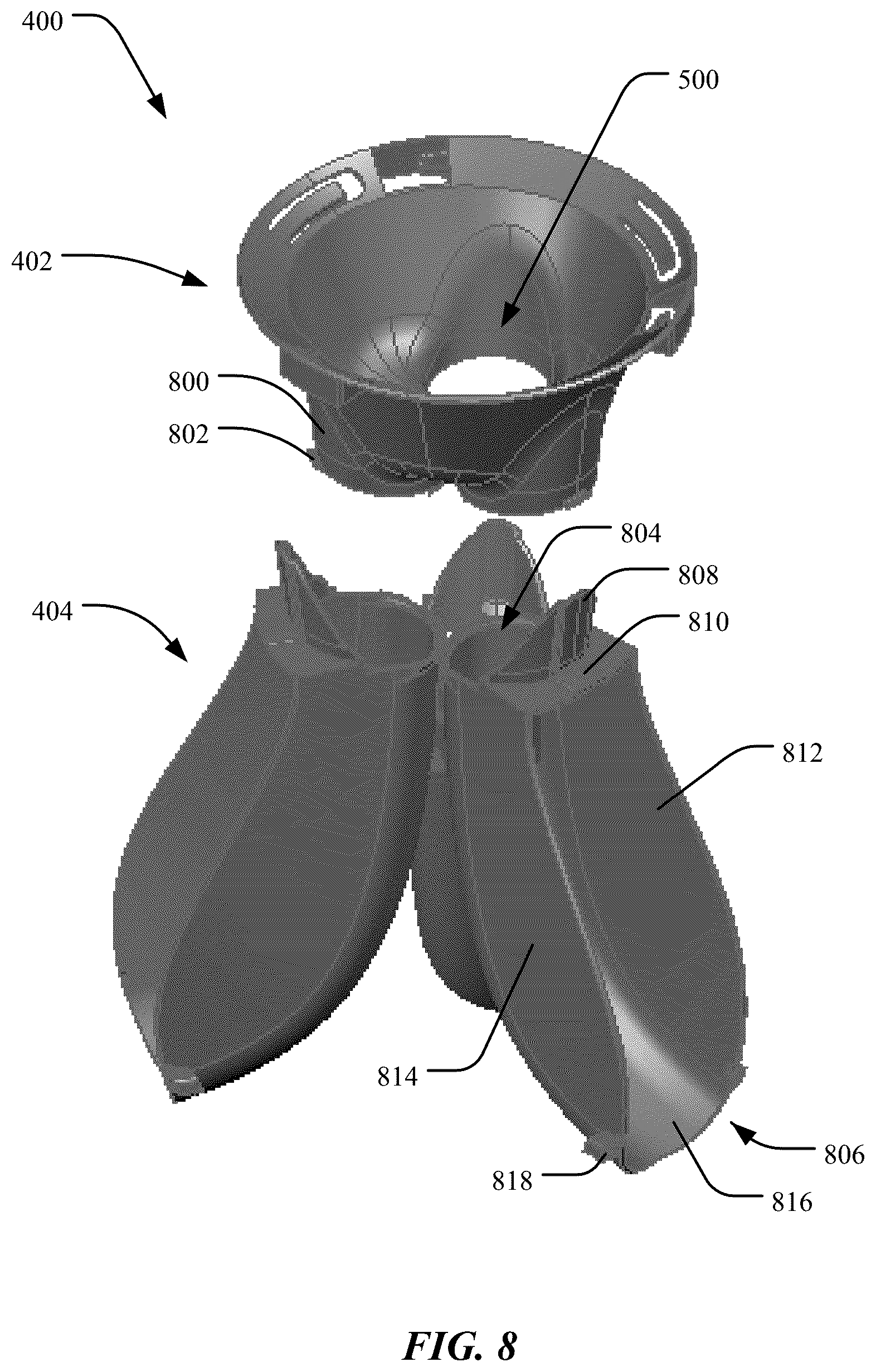 Patent US11812728 Figure 8 – Pet fetching device