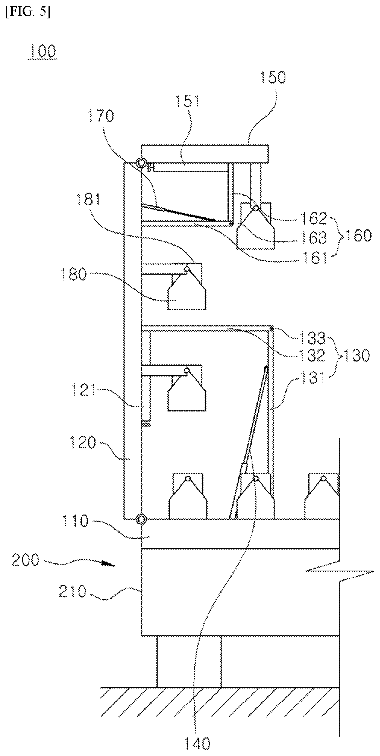Patent US11812729 Figure 5 – Automatically unfoldable beekeeping apparatus