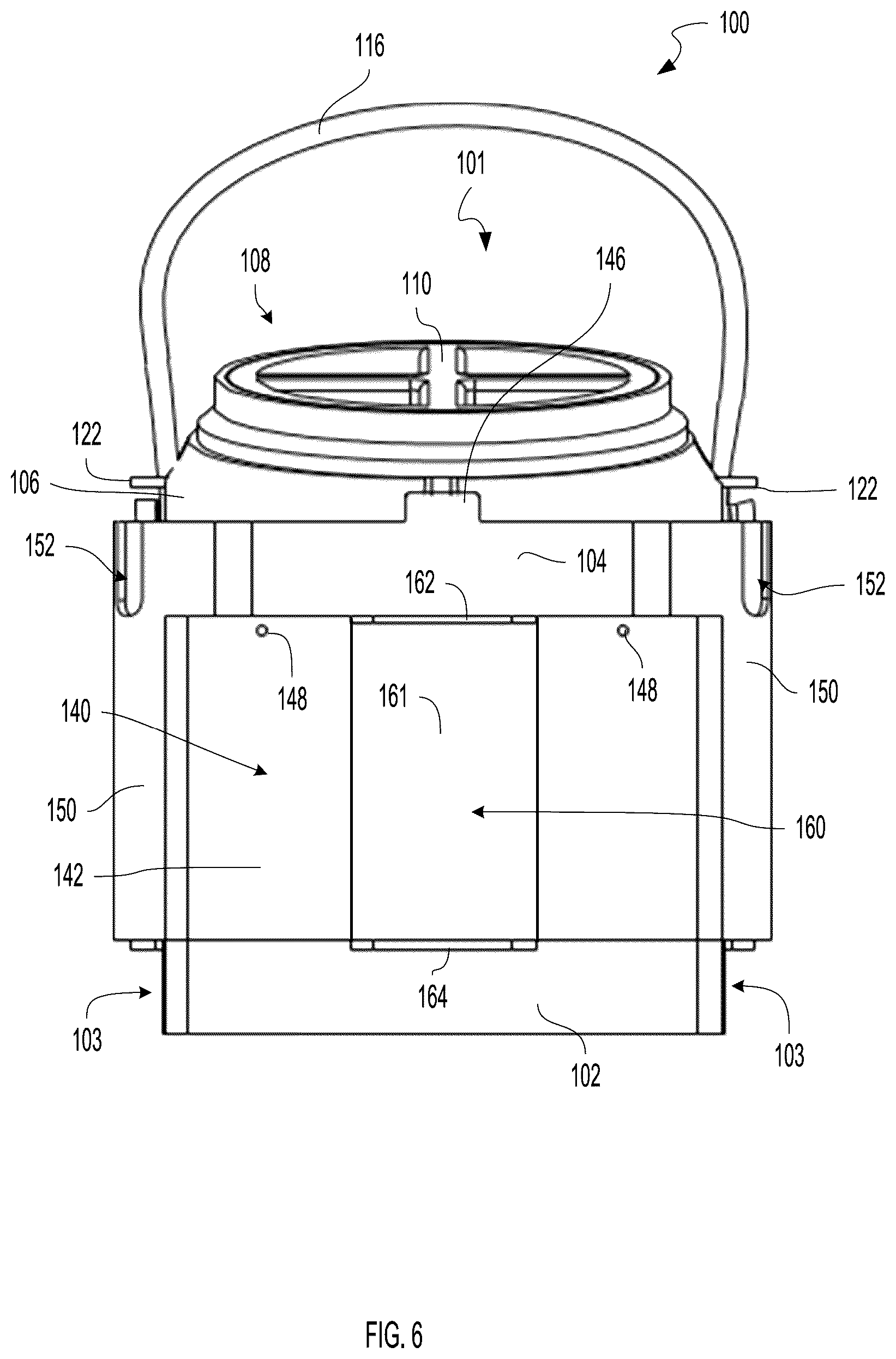 Patent US11812734 Figure 6 – Livewell assembly