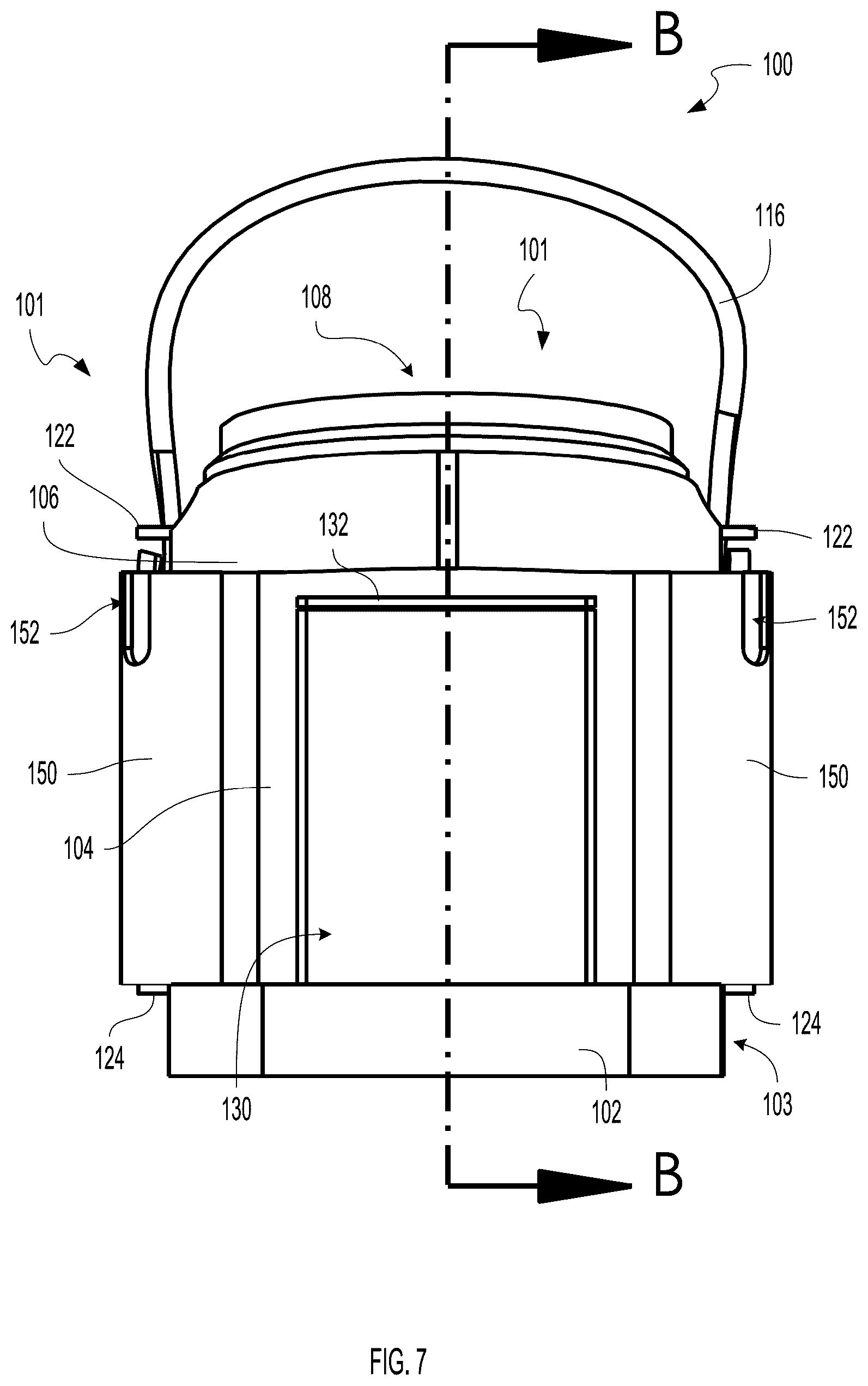 Patent US11812734 Figure 7 – Livewell assembly