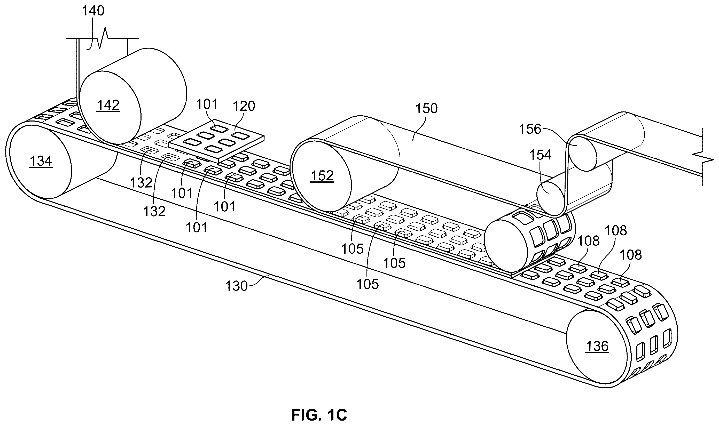 Patent US11812776 Figure 3 – Methods and machines for pouching smokeless tobacco and tobacco substitute products