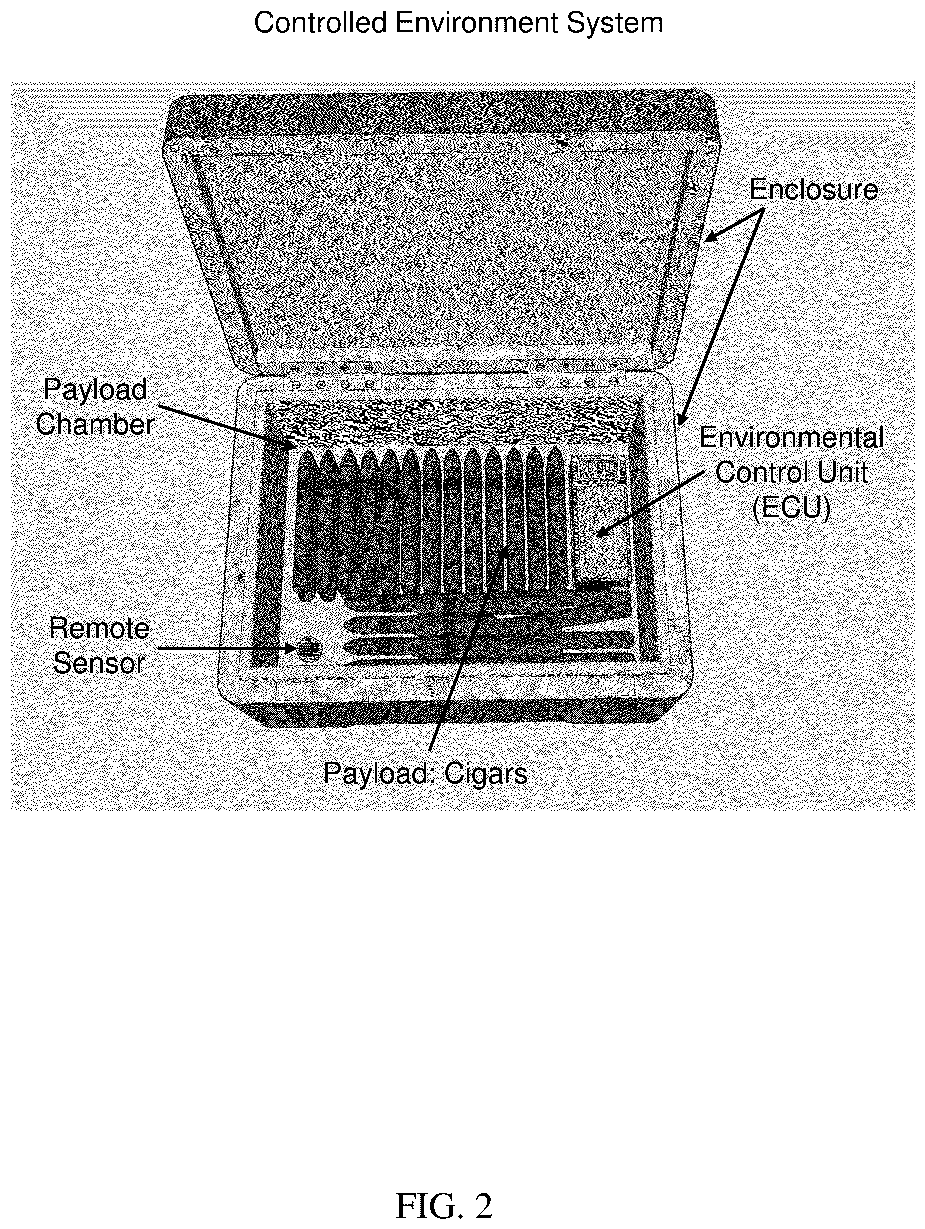 Patent US11812781 Figure 2 – Intra-container controlled environment systems and methods