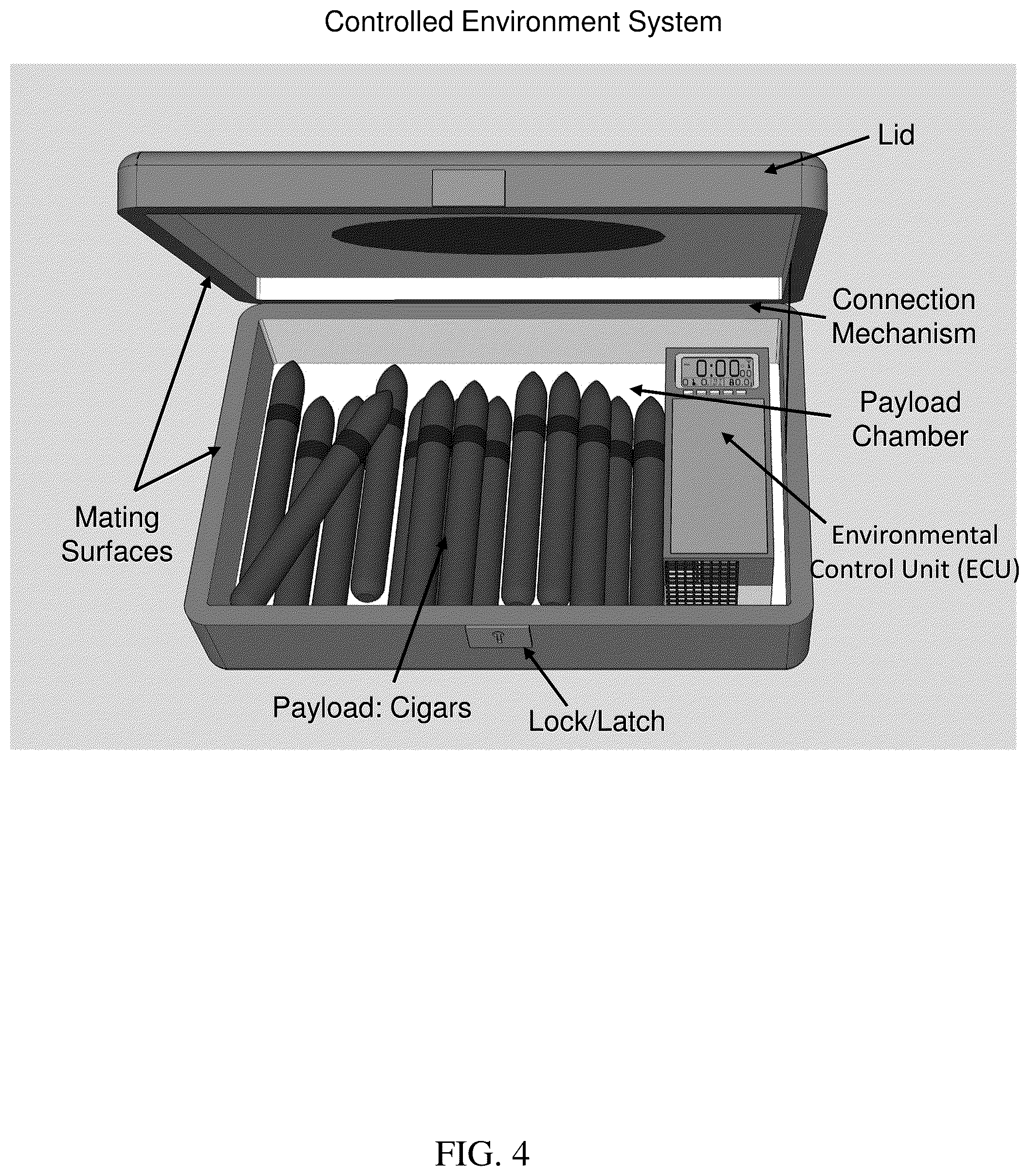 Patent US11812781 Figure 4 – Intra-container controlled environment systems and methods