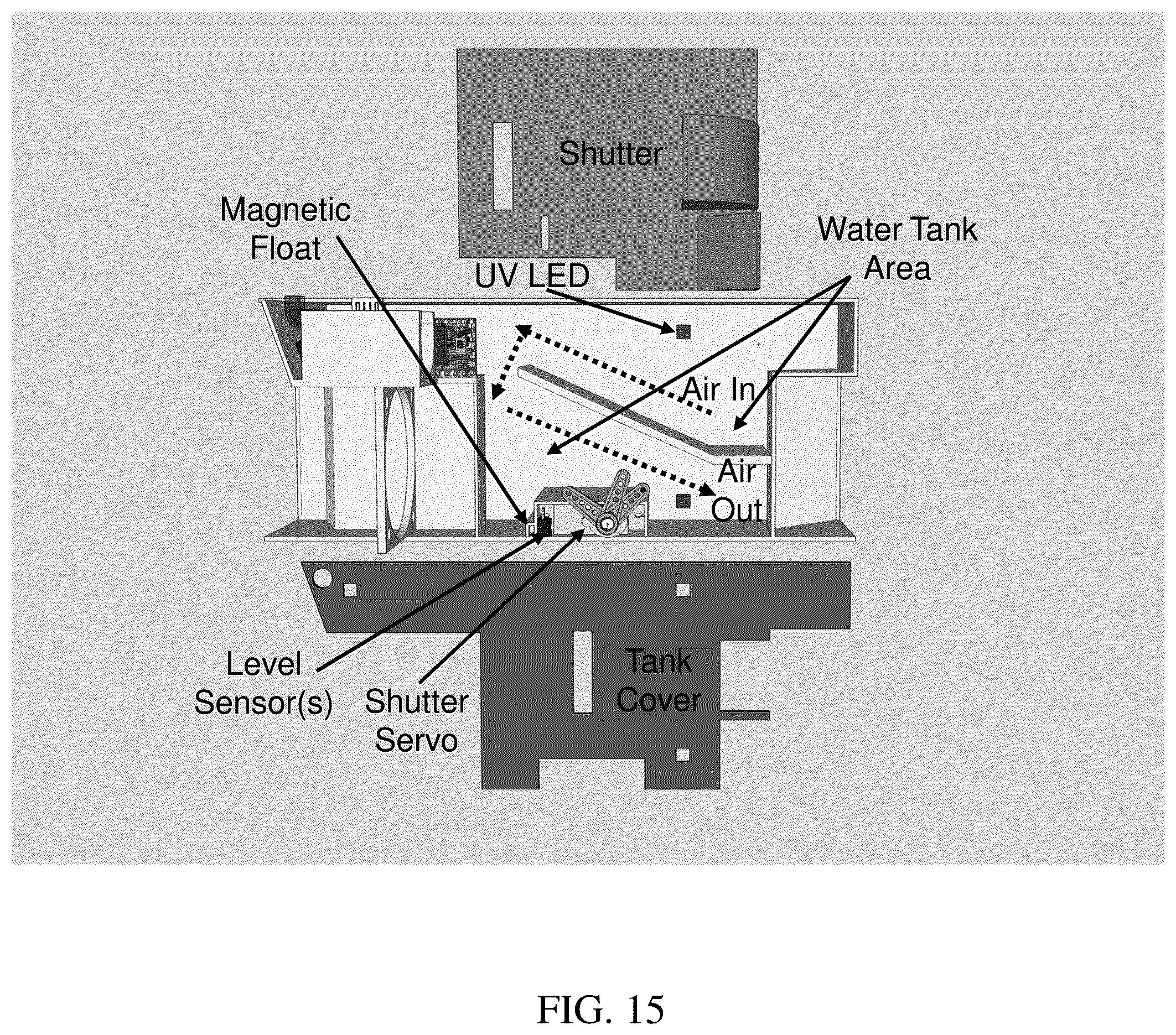 Patent US11812781 Figure 15 – Intra-container controlled environment systems and methods