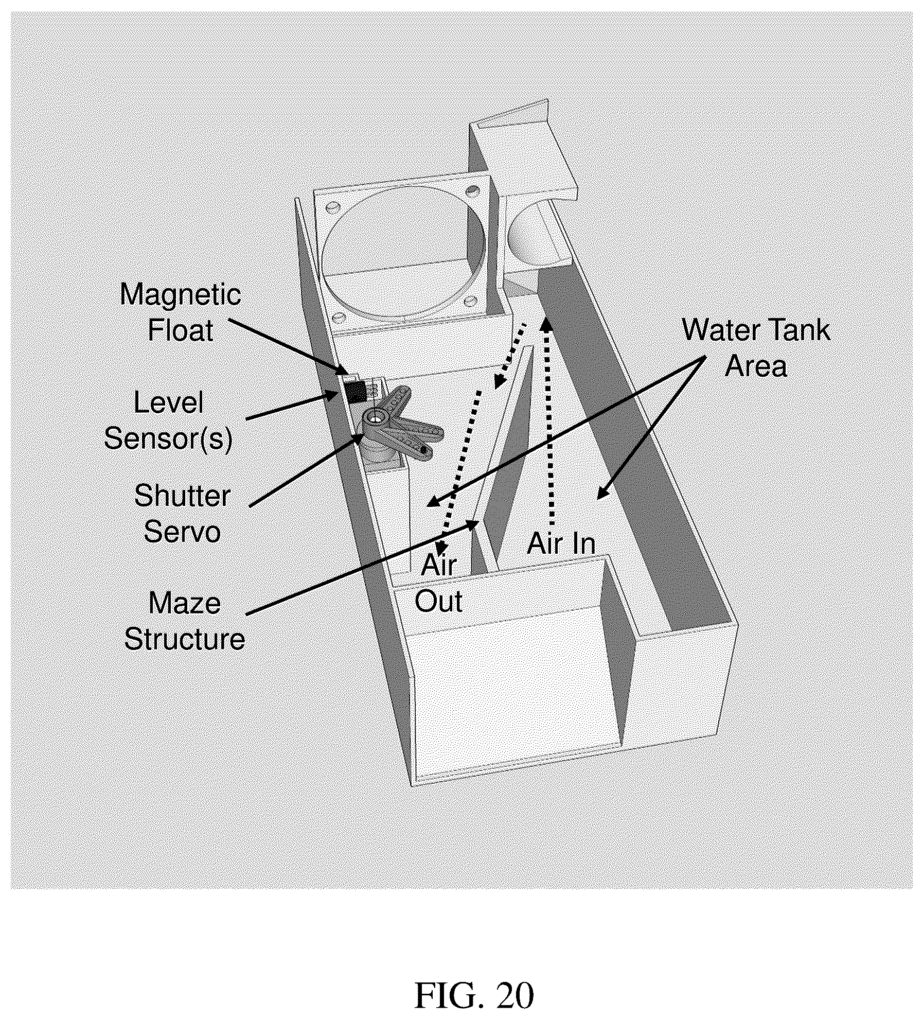 Patent US11812781 Figure 20 – Intra-container controlled environment systems and methods