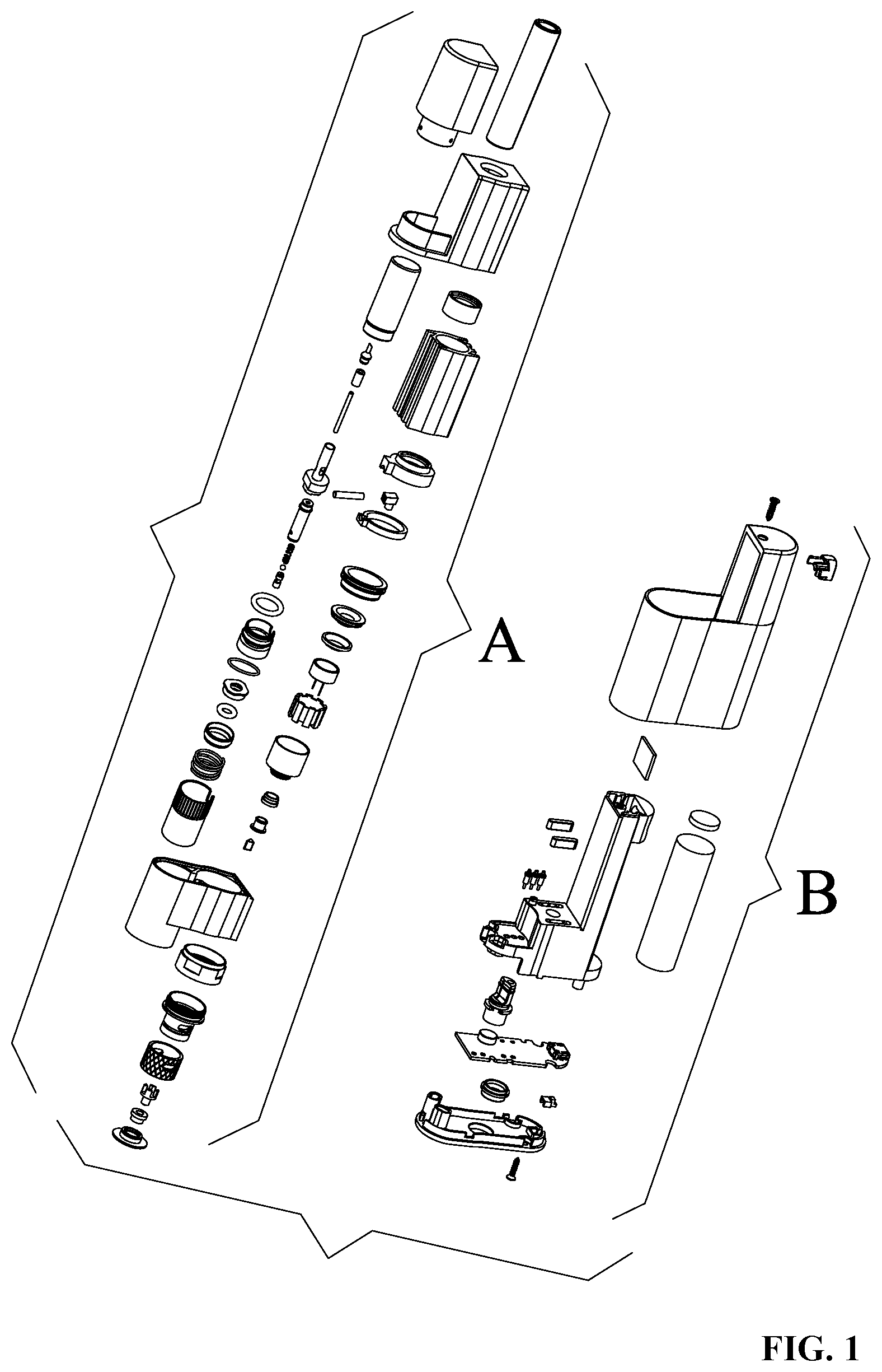 Patent US11812784 Figure 1 – Electronic cigarette