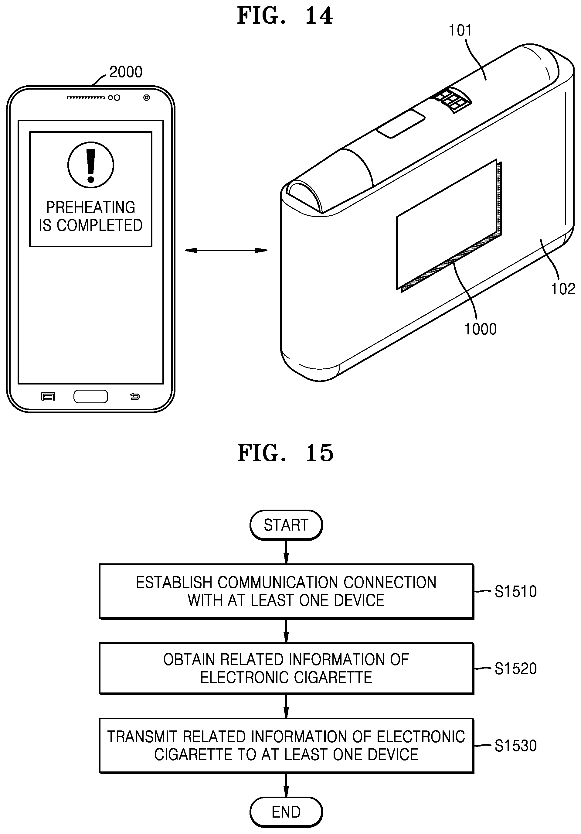 Patent US11812786 Figure 11 – Electronic cigarette control method and device