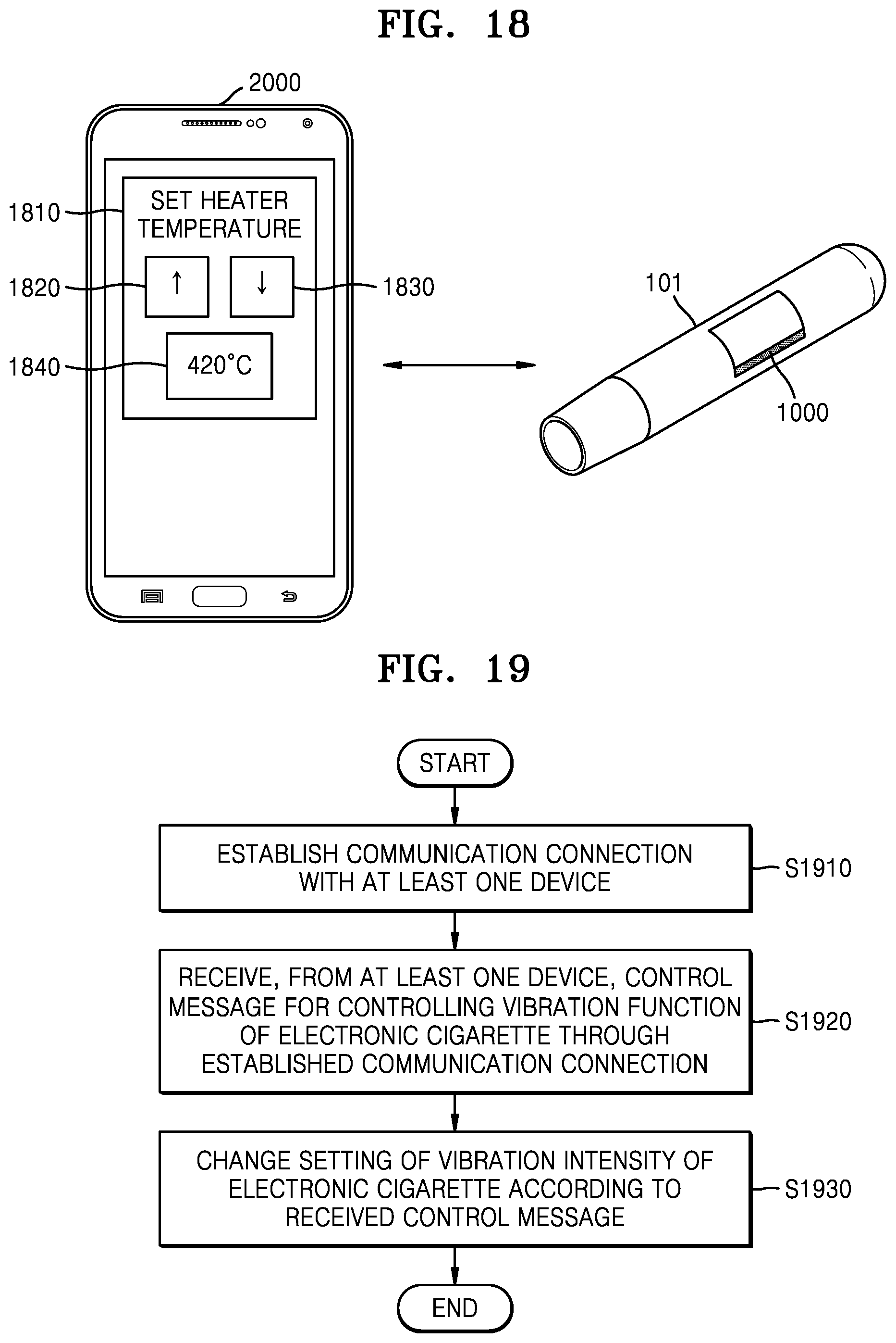 Patent US11812786 Figure 13 – Electronic cigarette control method and device