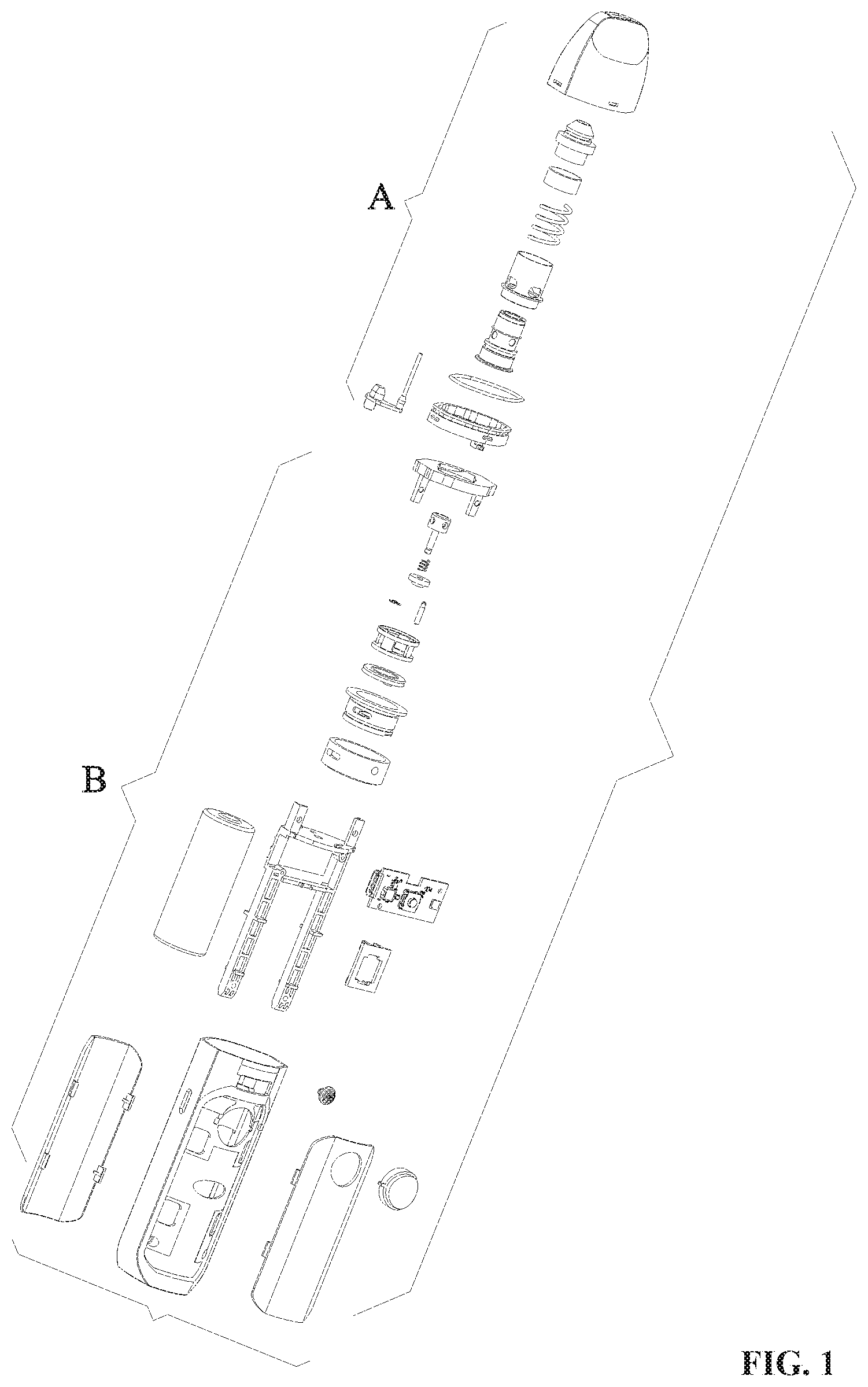 Patent US11812787 Figure 1 – Atomization assembly and electronic cigarette comprising the same