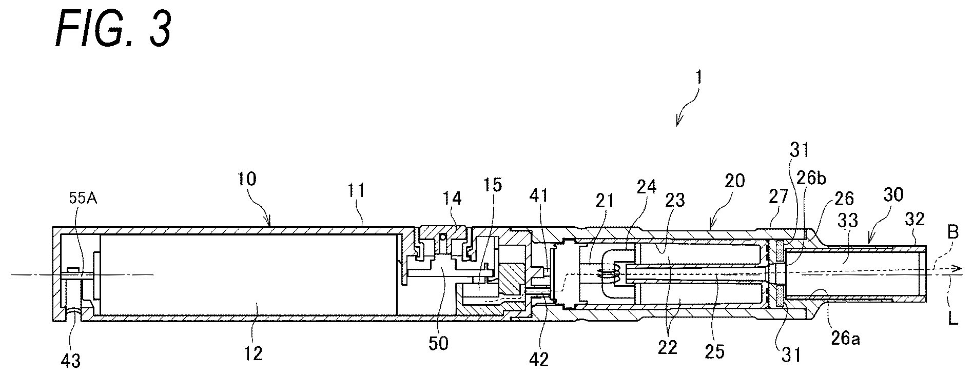 Patent US11812789 Figure 3 – Power supply unit for aerosol generation device