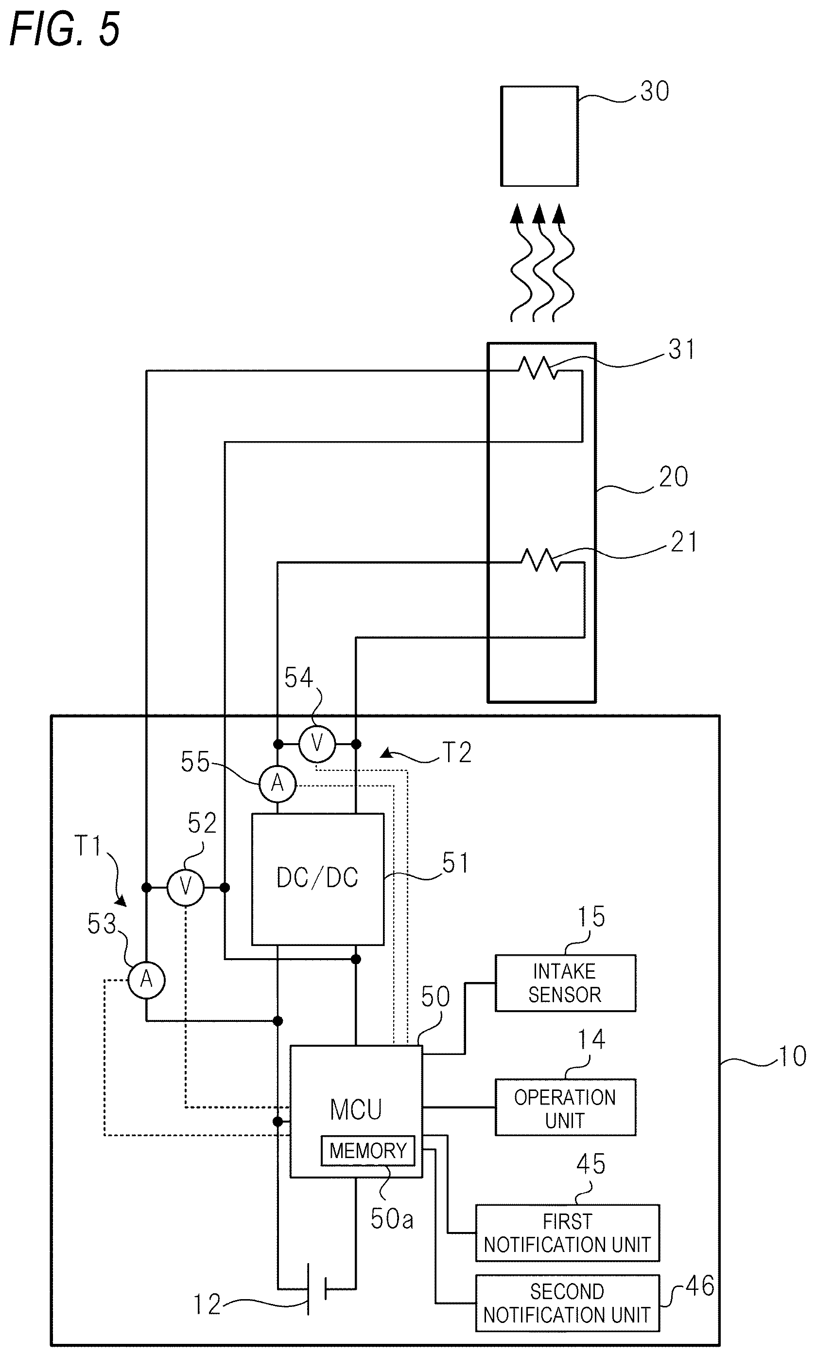 Patent US11812789 Figure 5 – Power supply unit for aerosol generation device
