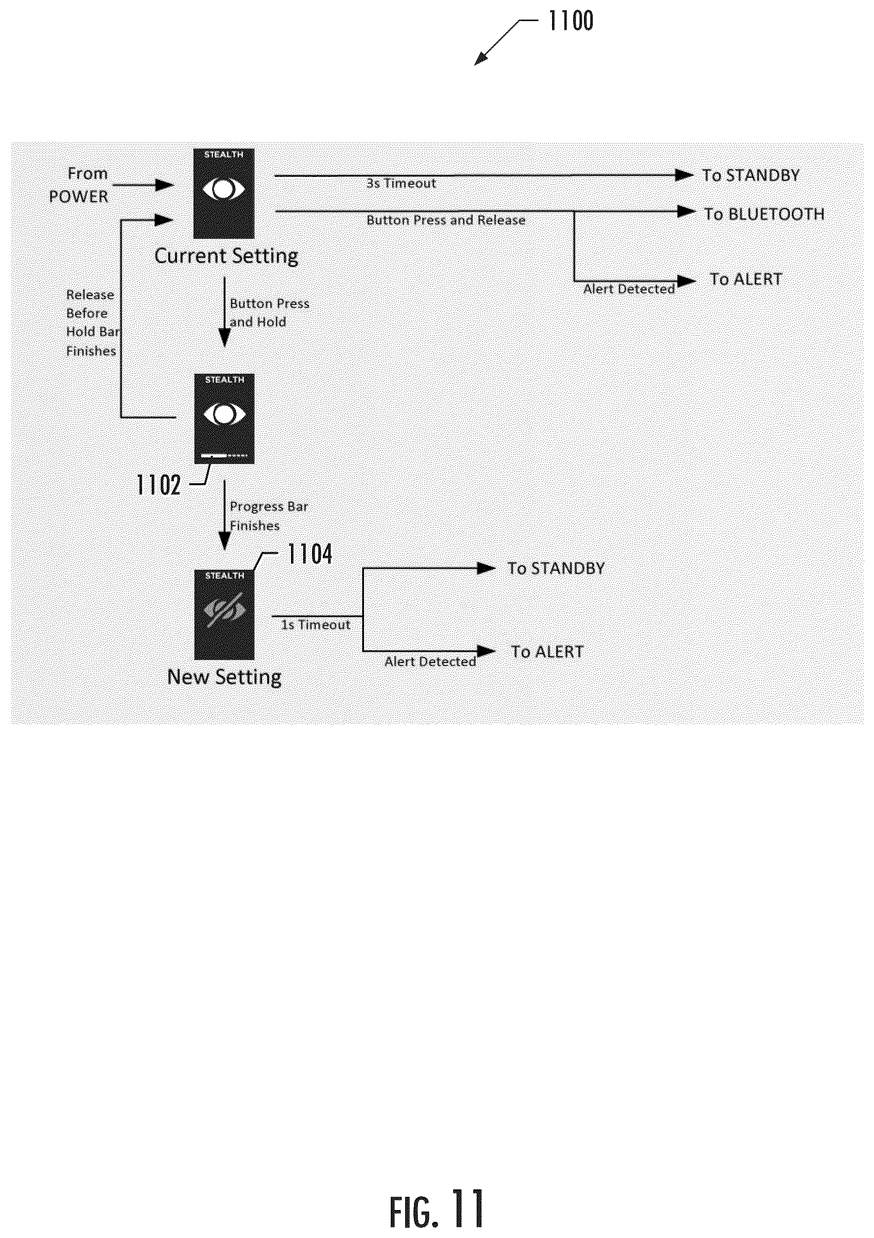 Patent US11812790 Figure 11 – User interface for an aerosol delivery device