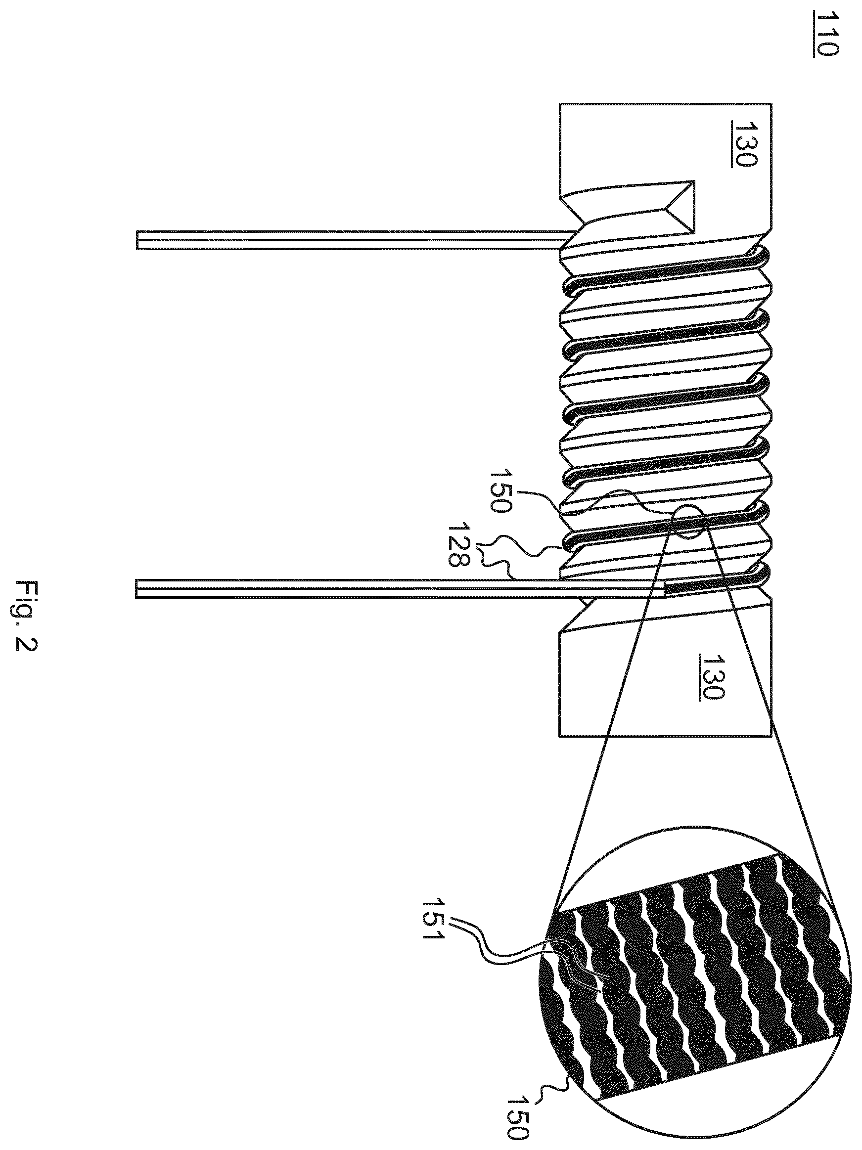 Patent US11812791 Figure 2 – Electronic smoking device with a heating element having a modified surface