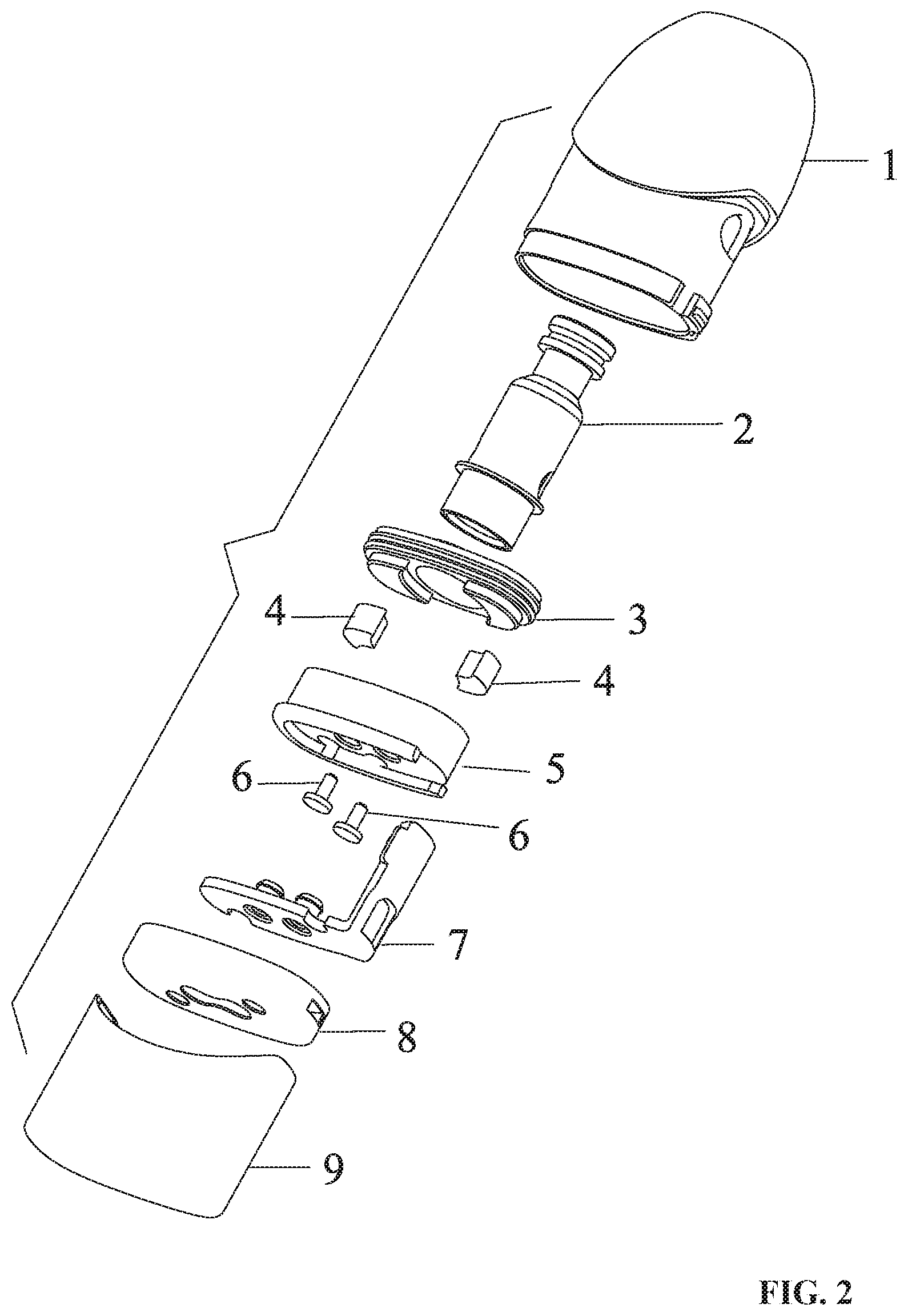 Patent US11812792 Figure 2 – Electronic cigarette having a plate with a pneumatic switch and a charging plate