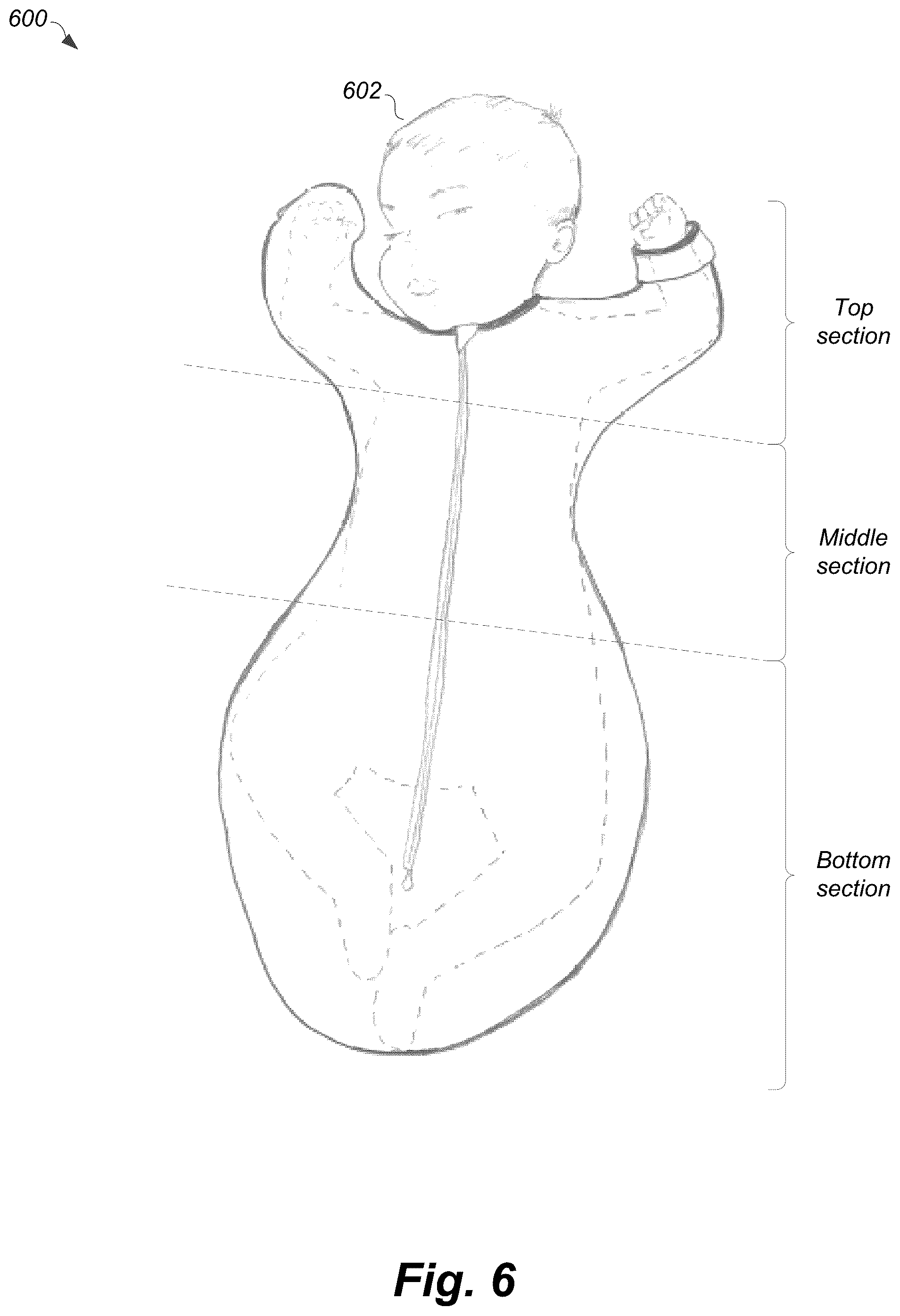 Patent US11812795 Figure 11 – Swaddling device