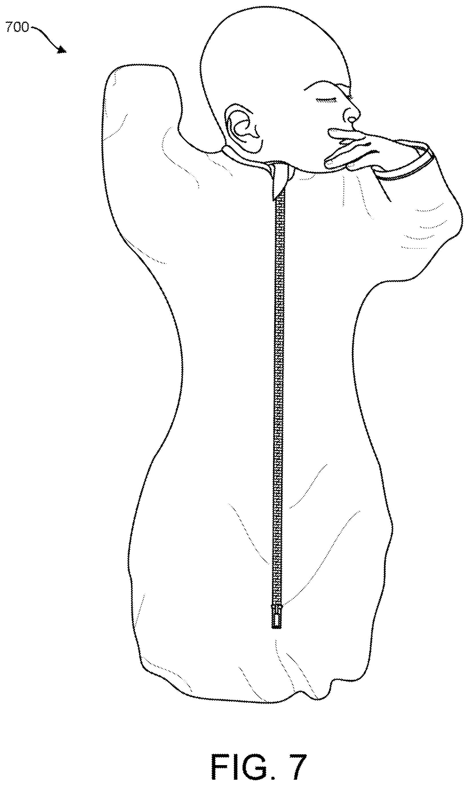 Patent US11812795 Figure 12 – Swaddling device