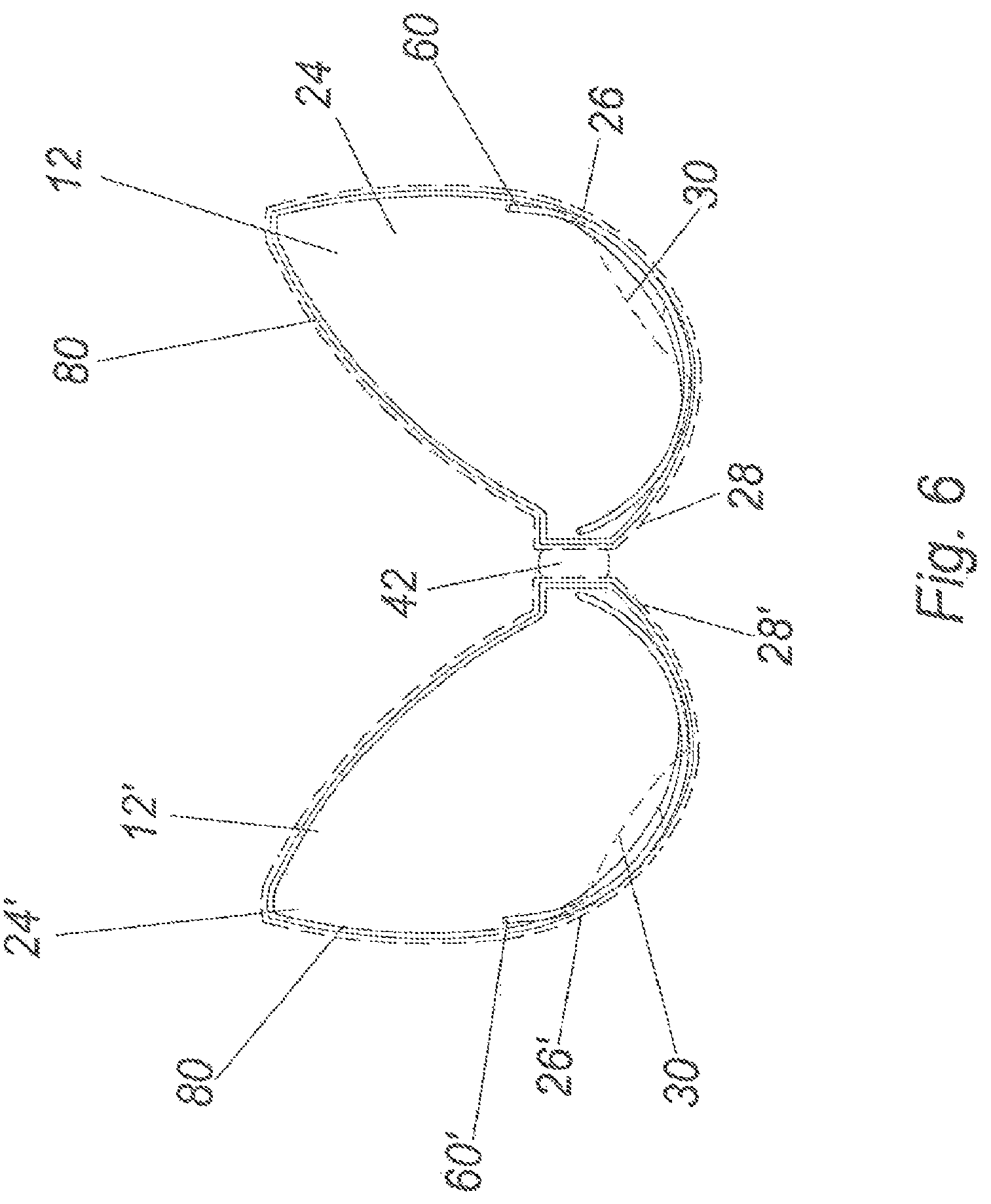 Patent US11812796 Figure 6 – Brassiere with anchored under supports