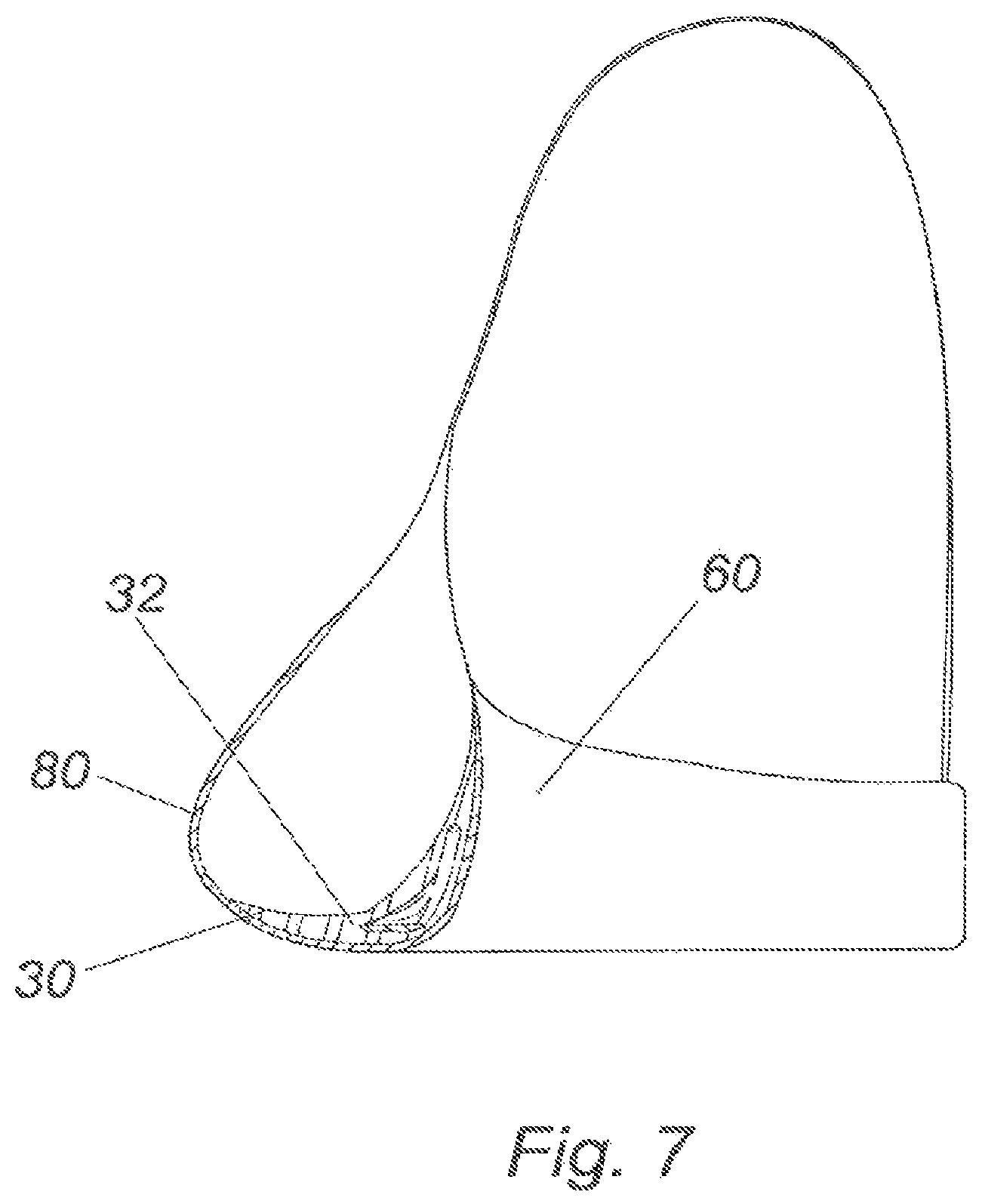 Patent US11812796 Figure 7 – Brassiere with anchored under supports